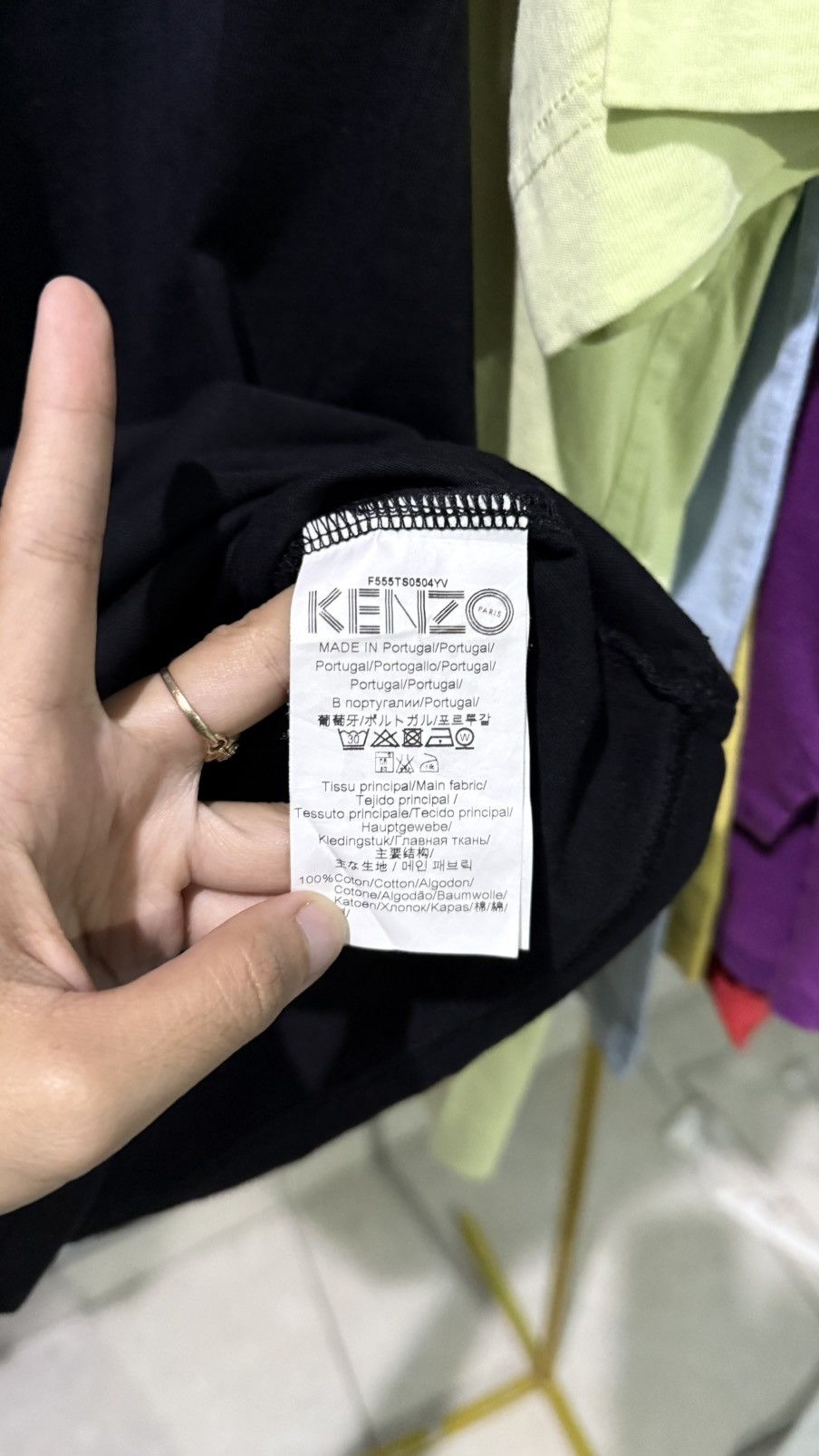 Kenzo kenzo black tiger tee Size L / US 10 / IT 46 - 3 Thumbnail