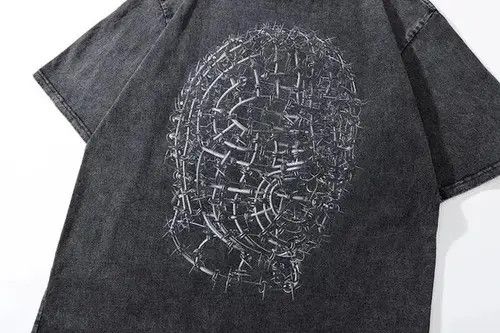 Vintage Human Head Tshirt Oversized