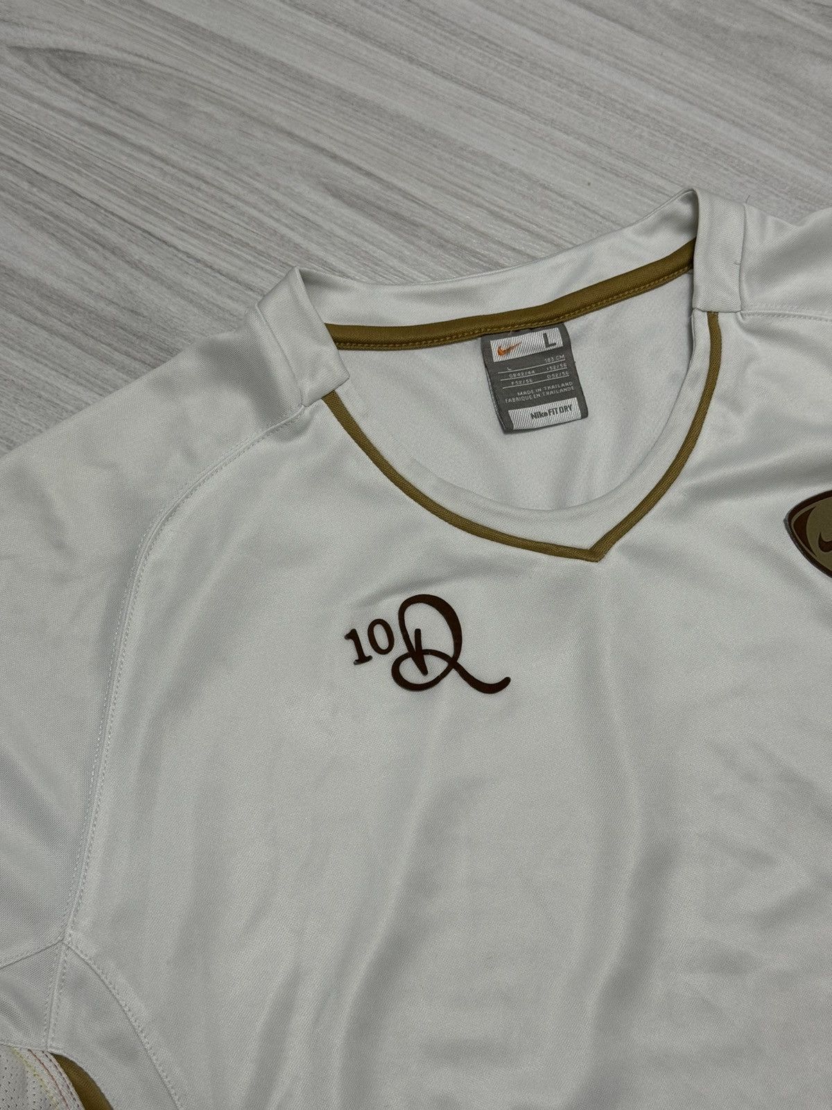 Nike × Vintage Vintage Nike Soccer Jersey Ronaldinho 10 logo Size US L / EU 52-54 / 3 - 5 Thumbnail