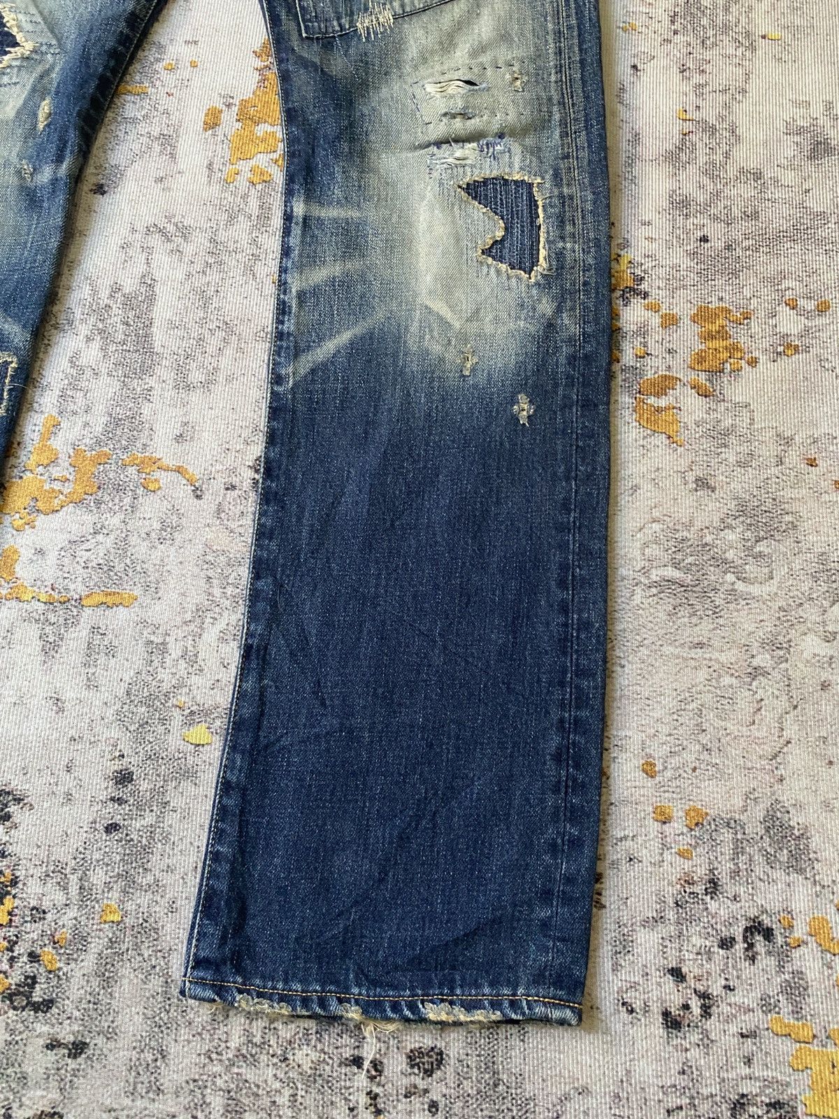 Kapital Vintage Eternal Japan Patchwork Boro Design Kapital Denim Size US 31 - 7 Thumbnail