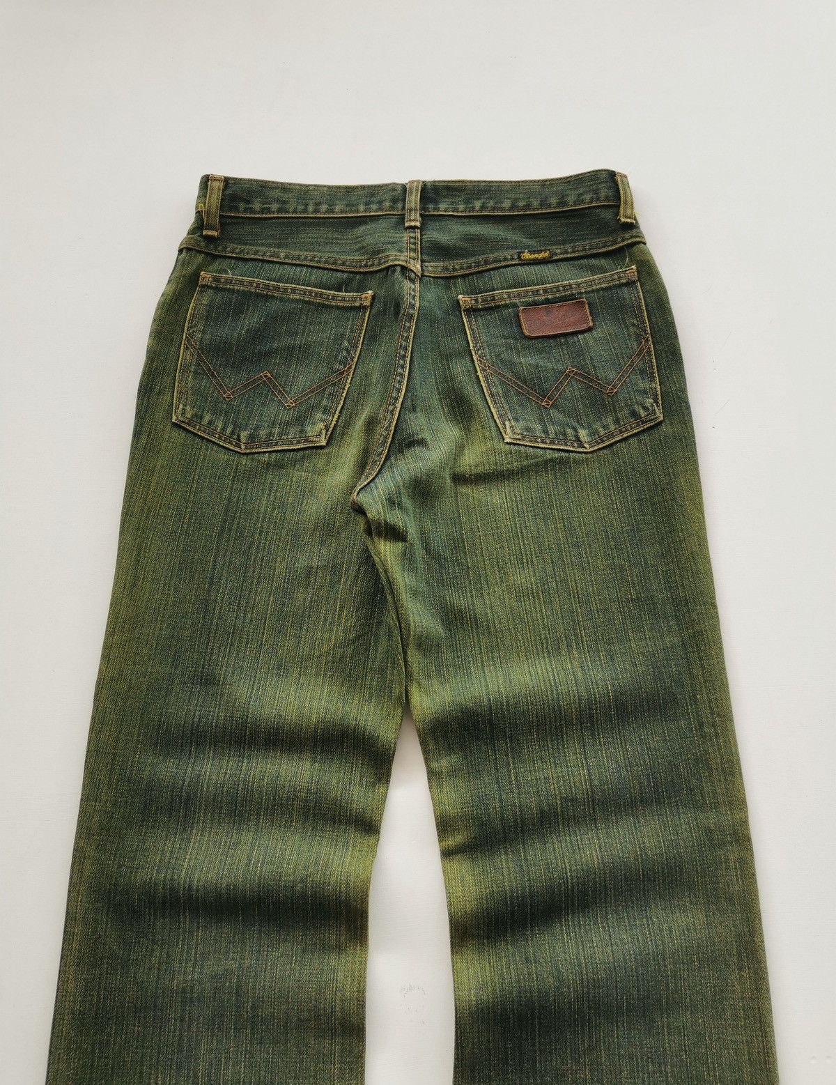Wrangler Green Denim Vintage Wrangler Bootcut Jeans Size 28" / US 6 / IT 42 - 7 Thumbnail