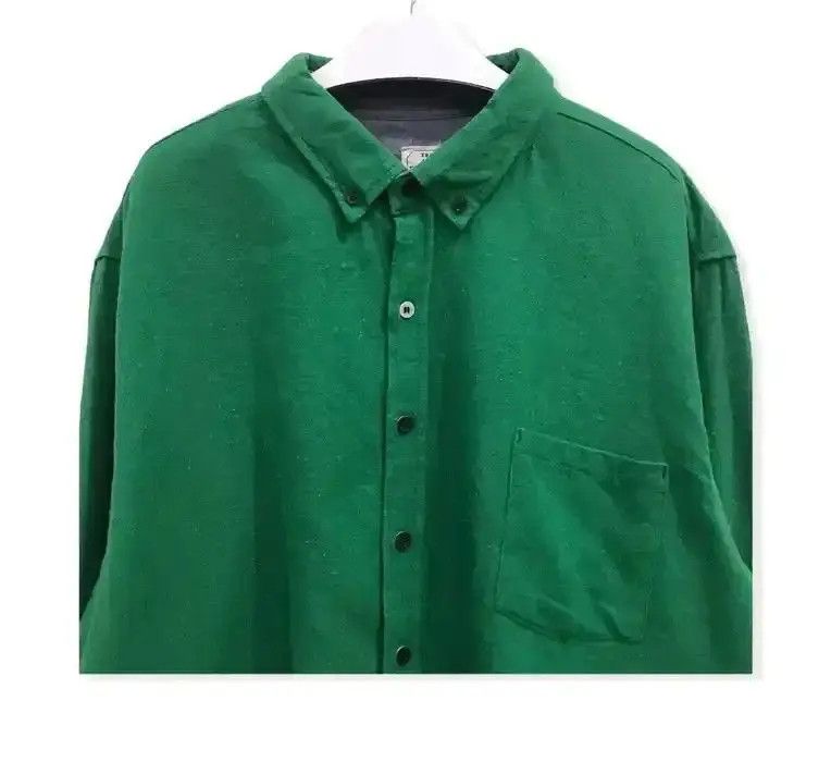 Vintage Japanese Brand Jadiss Clothing Plain Flannel Shirt Size US L / EU 52-54 / 3 - 2 Thumbnail