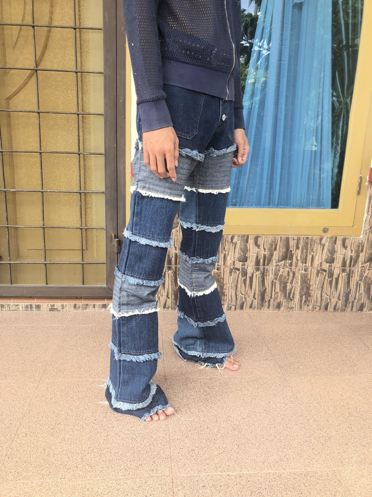 If Six Was Nine Hagi Flared Jeans Kappa Espirit Homme Like Hysteric Size US 32 / EU 48 - 3 Thumbnail