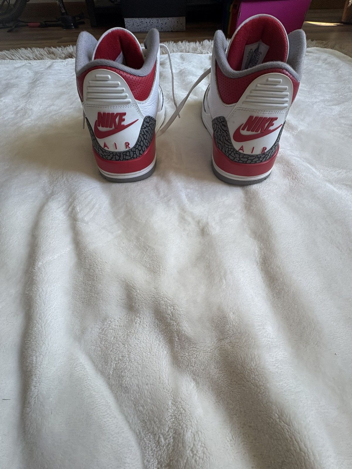 Jordan Brand Jordan 3 “Fire Red” 2022 Size US 10.5 / EU 43-44 - 4 Thumbnail