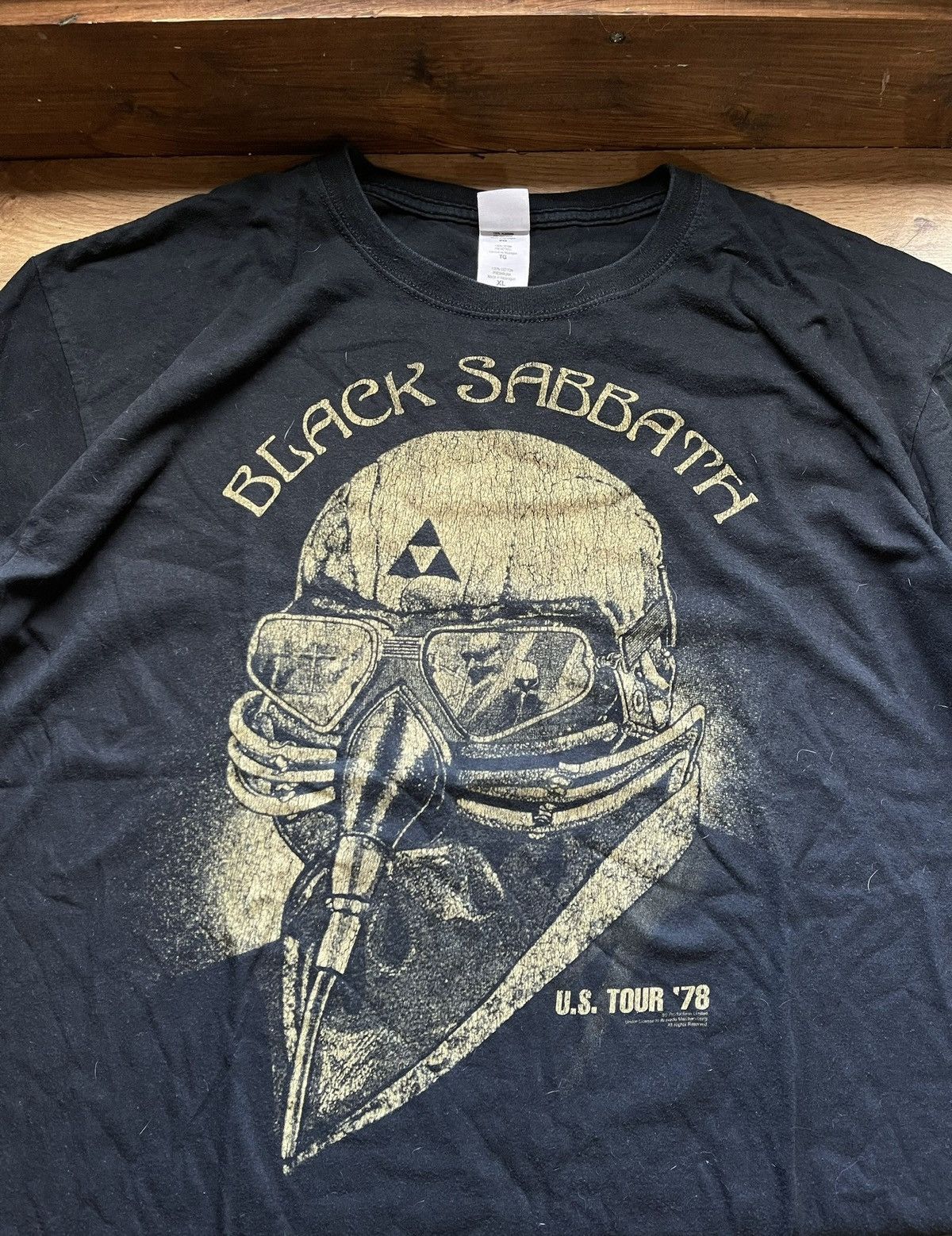 Band Tees × Black Sabbath × Vintage Black Sabbath US Tour 78 Black Tee Size US XL / EU 56 / 4 - 3 Thumbnail