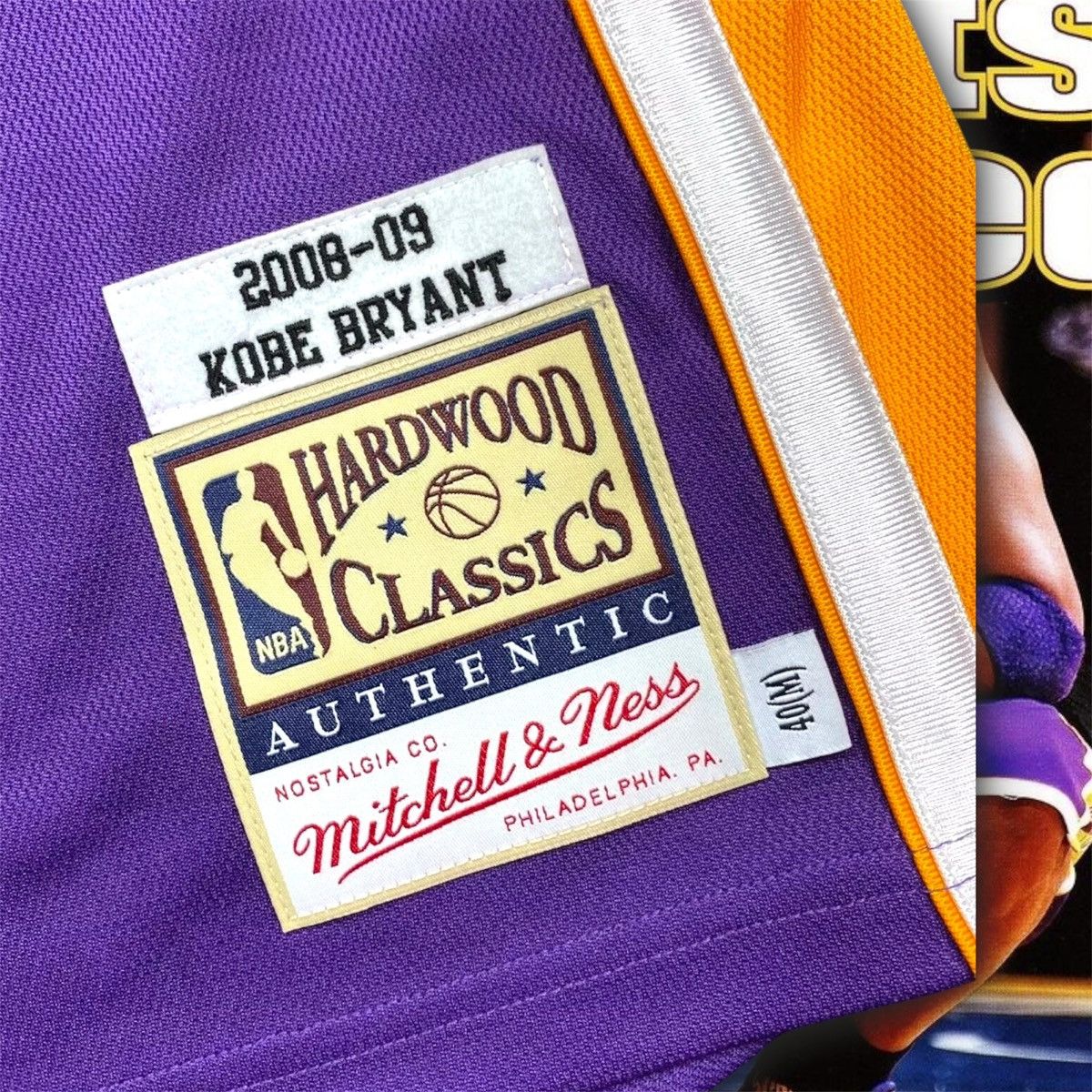 Mitchell & Ness × NBA Authentic Kobe Bryant 08/09 Finals Lakers Jersey Size US M / EU 48-50 / 2 - 2 Thumbnail