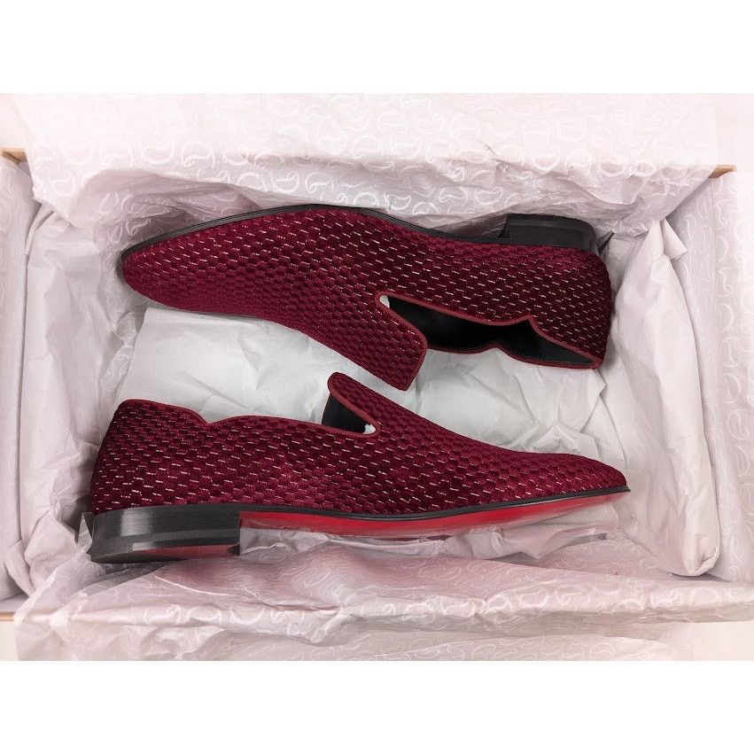 Christian Louboutin o1rshd1 Dandy Chick Orlato Flat Shoes in Bordeaux Size US 9 / EU 42 - 18 Thumbnail