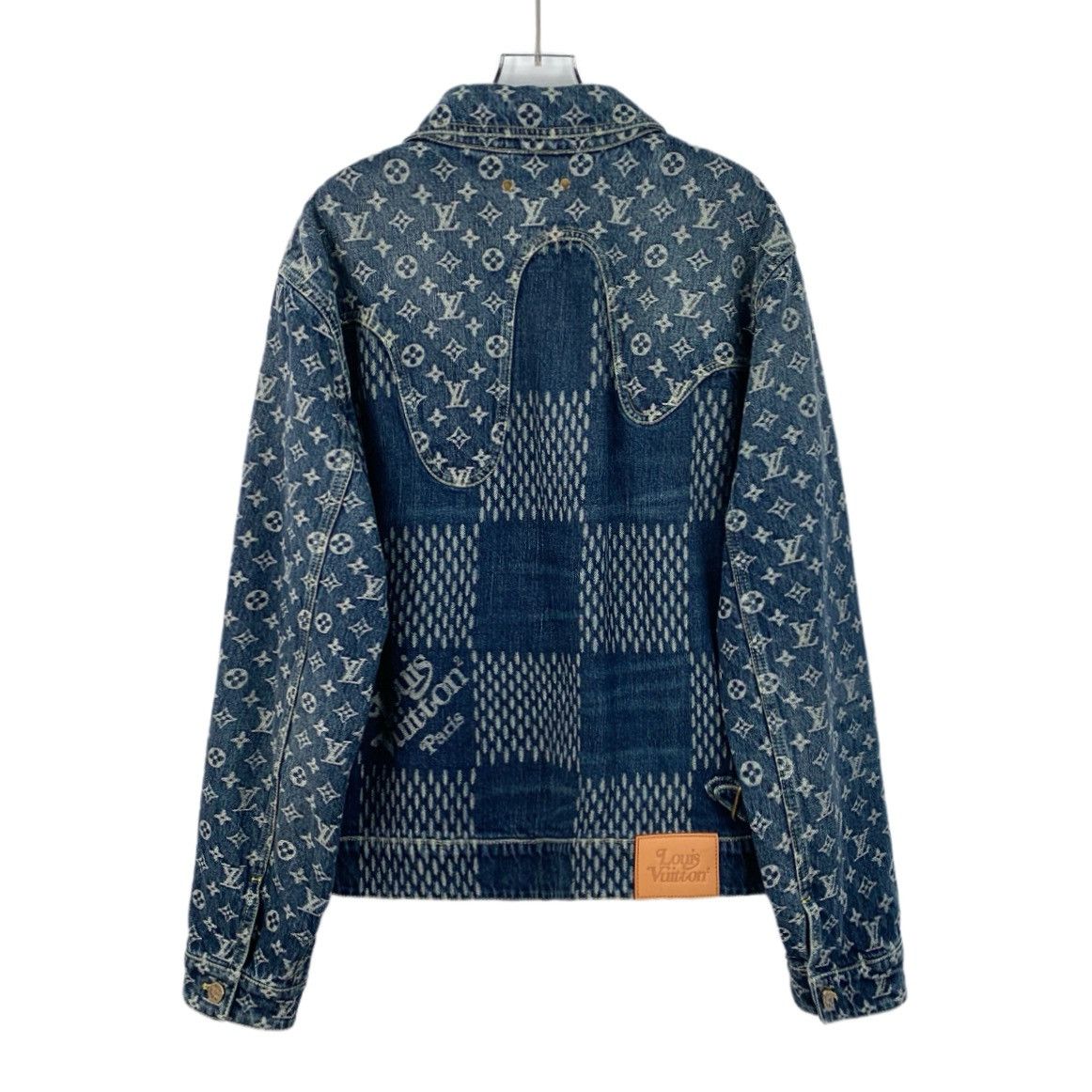 Louis Vuitton Louis Vuitton x Nigo Co-branded Blue Denim Jacket Size XL / US 12-14 / IT 48-50 - 2 Thumbnail