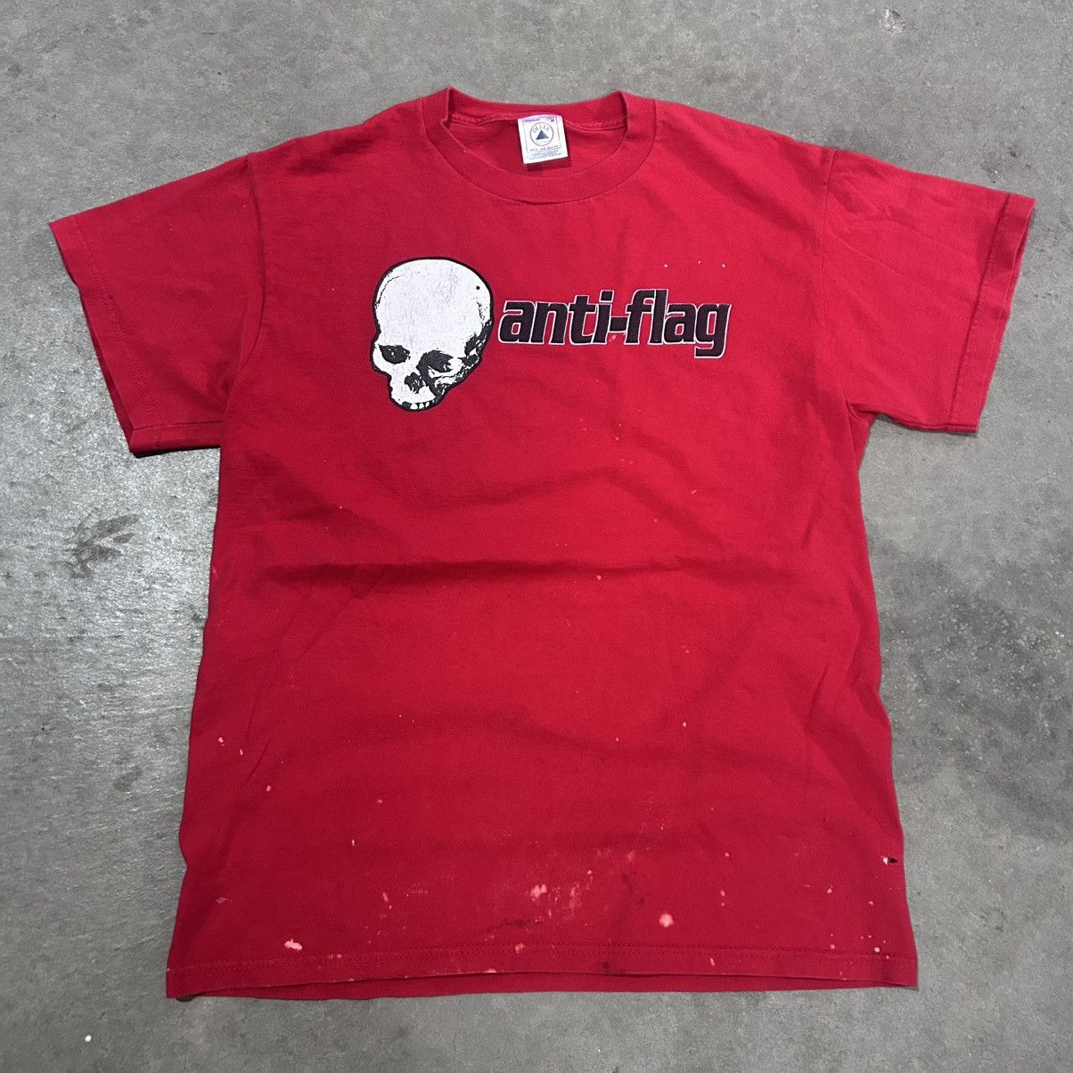 Band Tees Vintage Anti-Flag Skull band T-Shirt Size US M / EU 48-50 / 2 - 1 Thumbnail