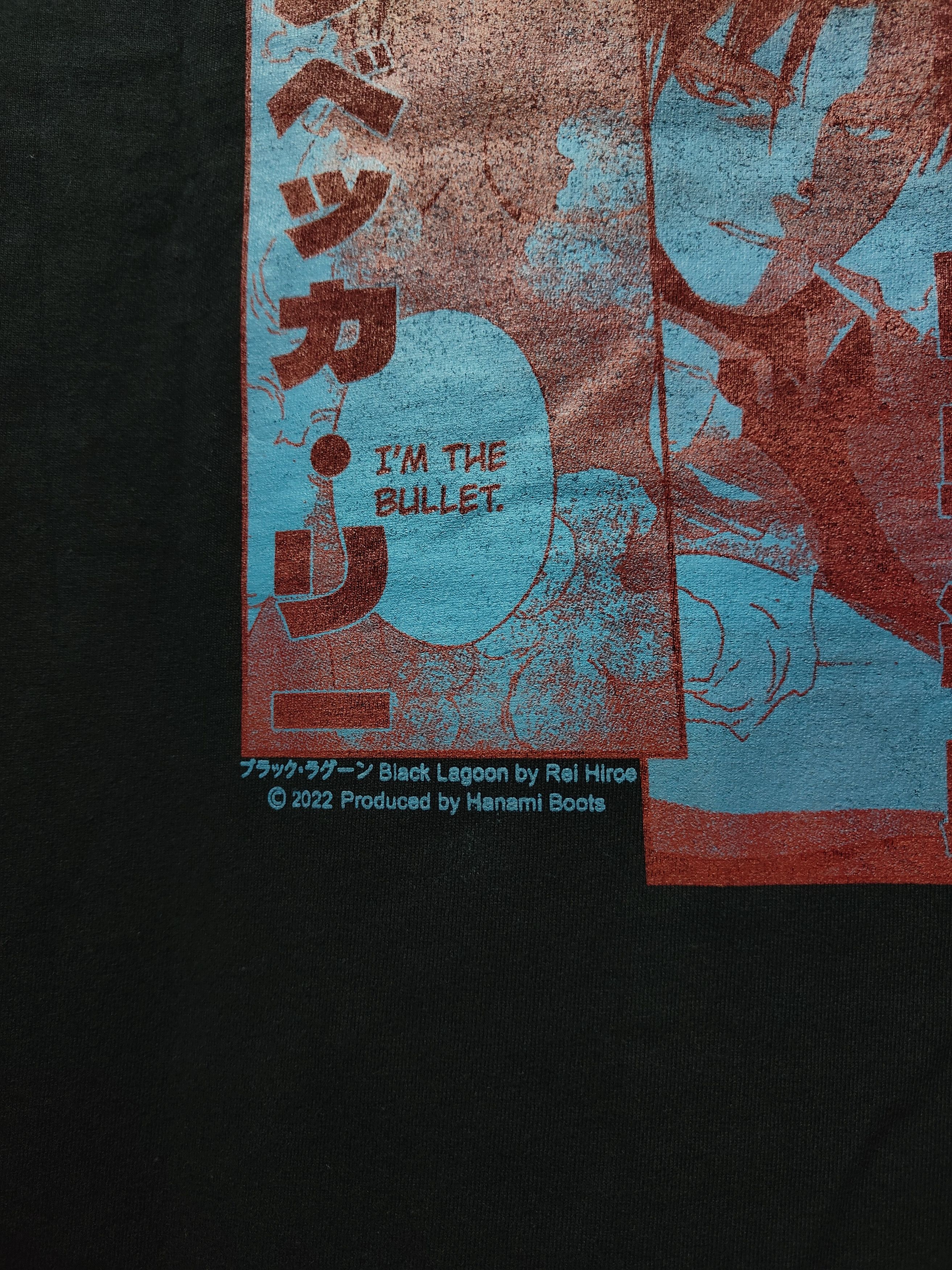 Anime Black Lagoon Revy T-shirt Size US XL / EU 56 / 4 - 6 Thumbnail