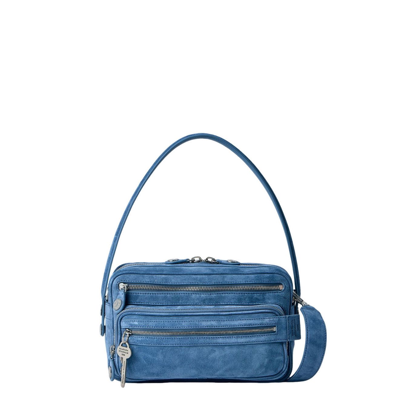Acne Studios ACNE STUDIOS Camero Party Blue Suede Shoulder Bag New & Auth Size ONE SIZE - 1 Thumbnail