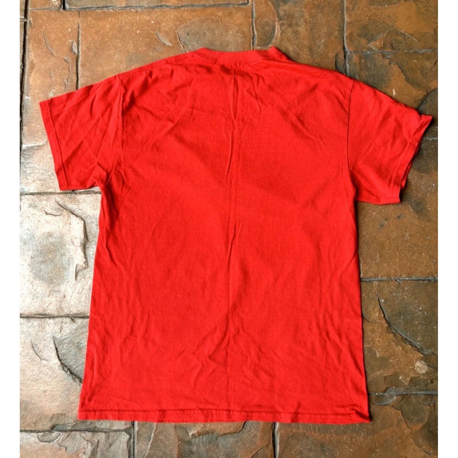 Vintage VINTAGE Woodstock Peace Music Band Concert T-Shirt Unbranded Unisex Adults S Red Short Sleeve Crew Neck Graphic Print Size US S / EU 44-46 / 1 - 3 Thumbnail