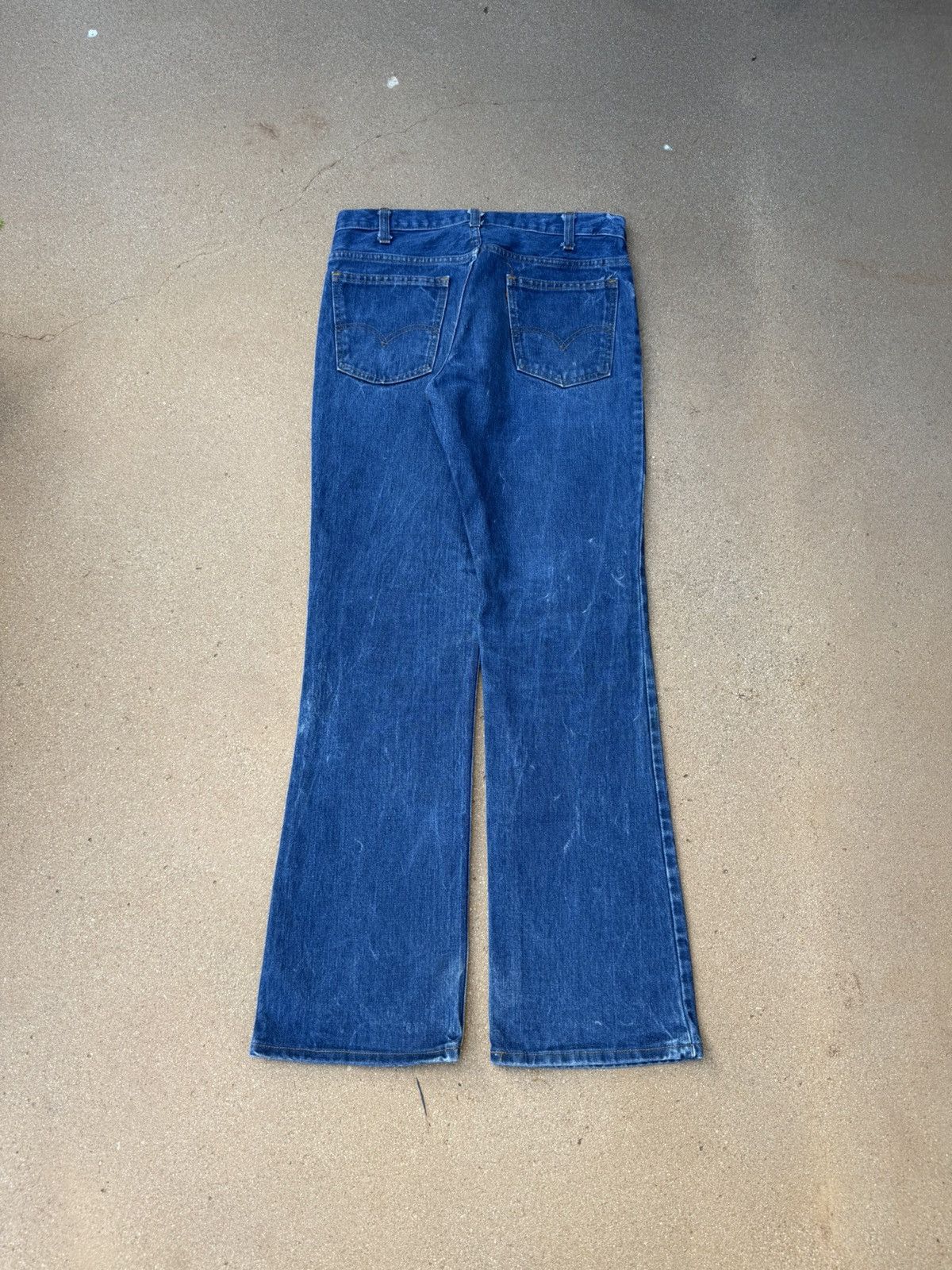 Levi's Vtg 70’s Levi’s 646 Orange Tab Bellbottom Flare Jeans 32x31 Size US 32 / EU 48 - 2 Thumbnail