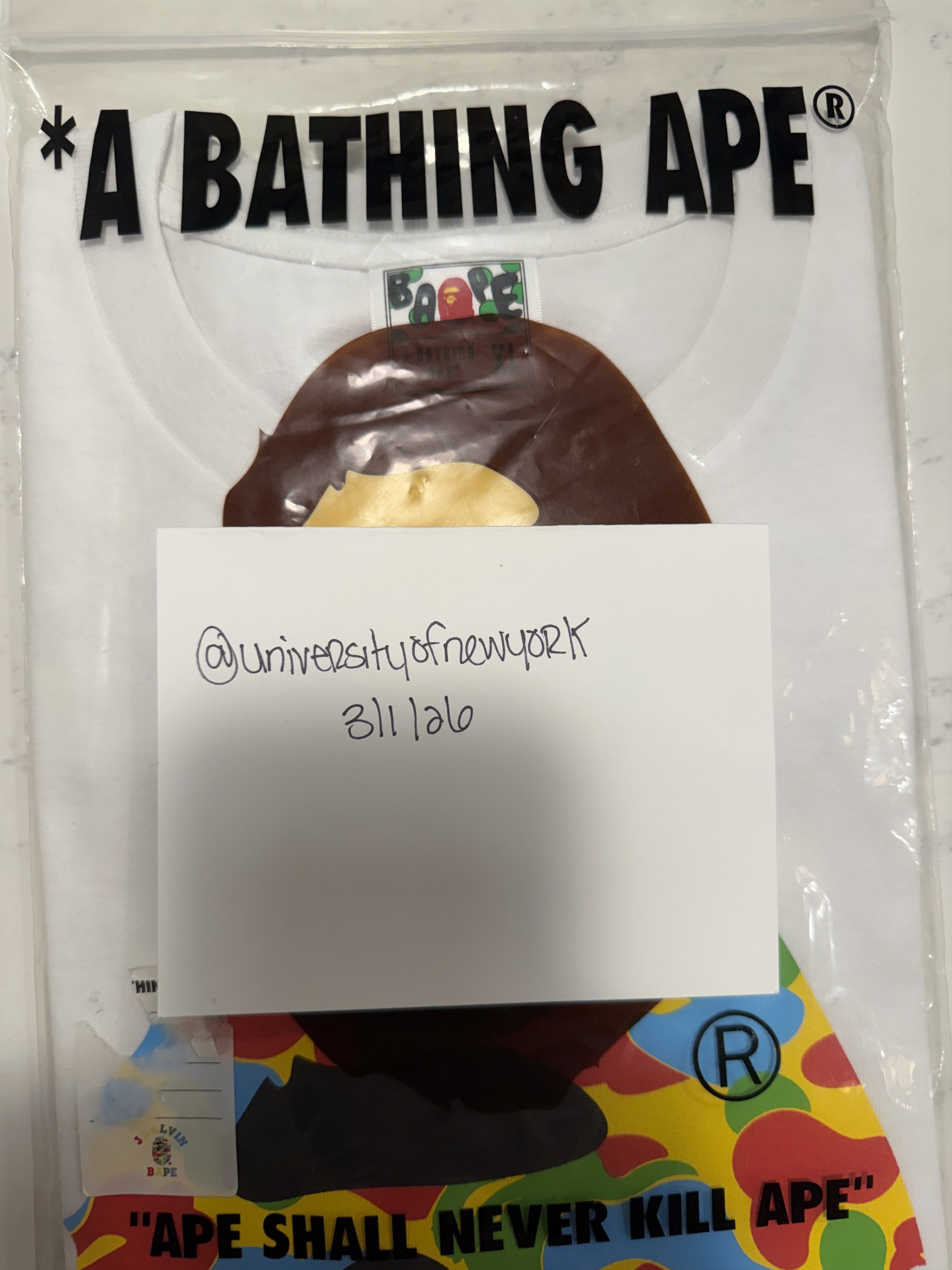 Bape BAPE x J Balvin FW19 Tee Size US XL / EU 56 / 4 - 2 Thumbnail