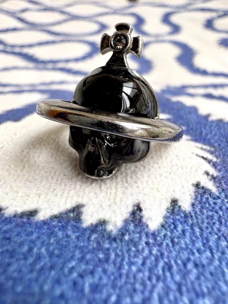 Vivienne Westwood Vivienne Westwood Vintage Punk Black Skull Ring Size ONE SIZE - 2 Thumbnail