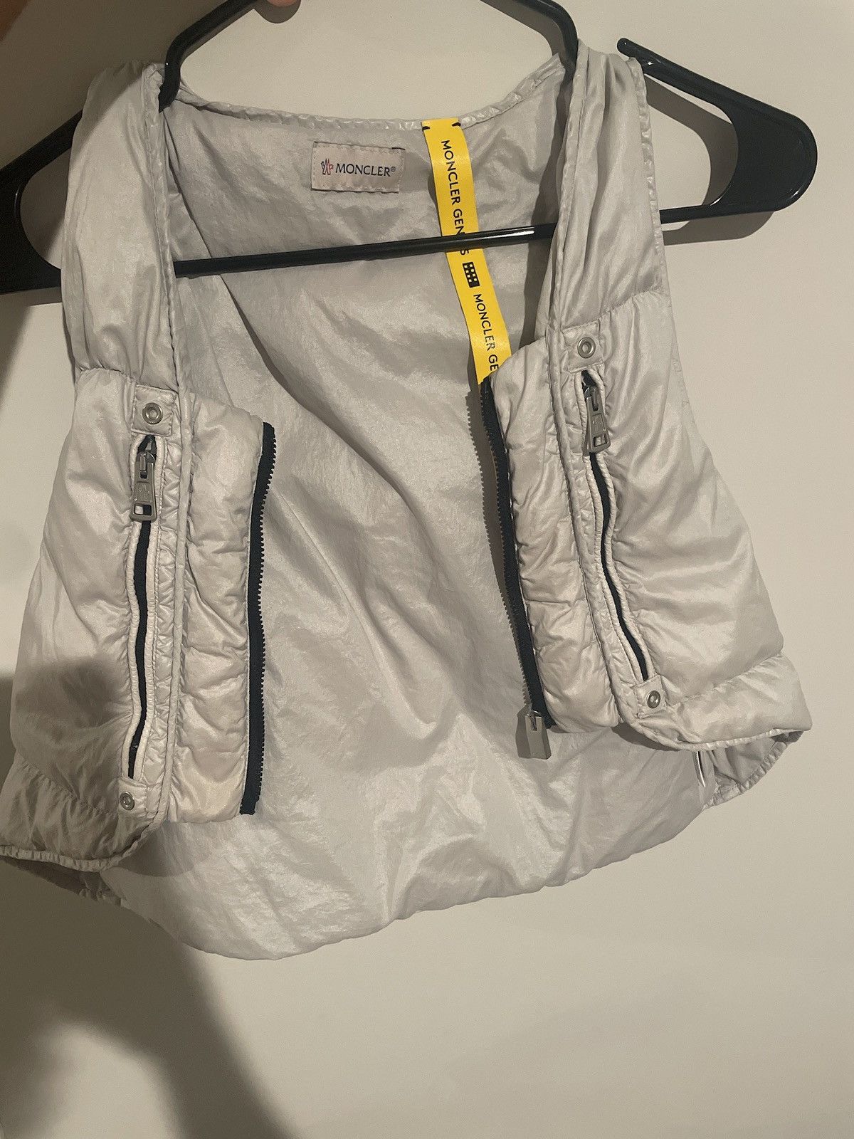 Moncler Moncler x 1017 ALYX 9SM Pettorina Vest 'Metallic Silver' Size US S / EU 44-46 / 1 - 3 Thumbnail