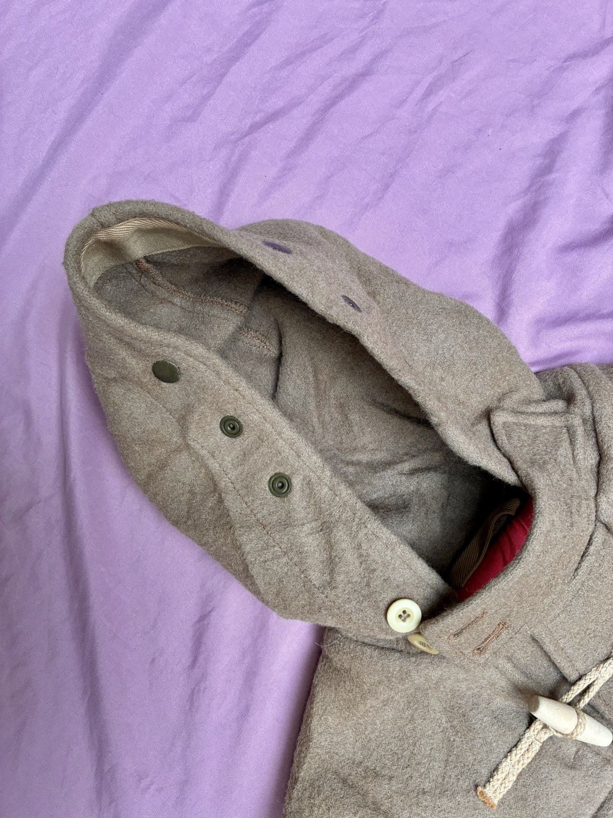 Gloverall Beaige heavy Gloverall DUFFLZ COAT Size US L / EU 52-54 / 3 - 4 Thumbnail
