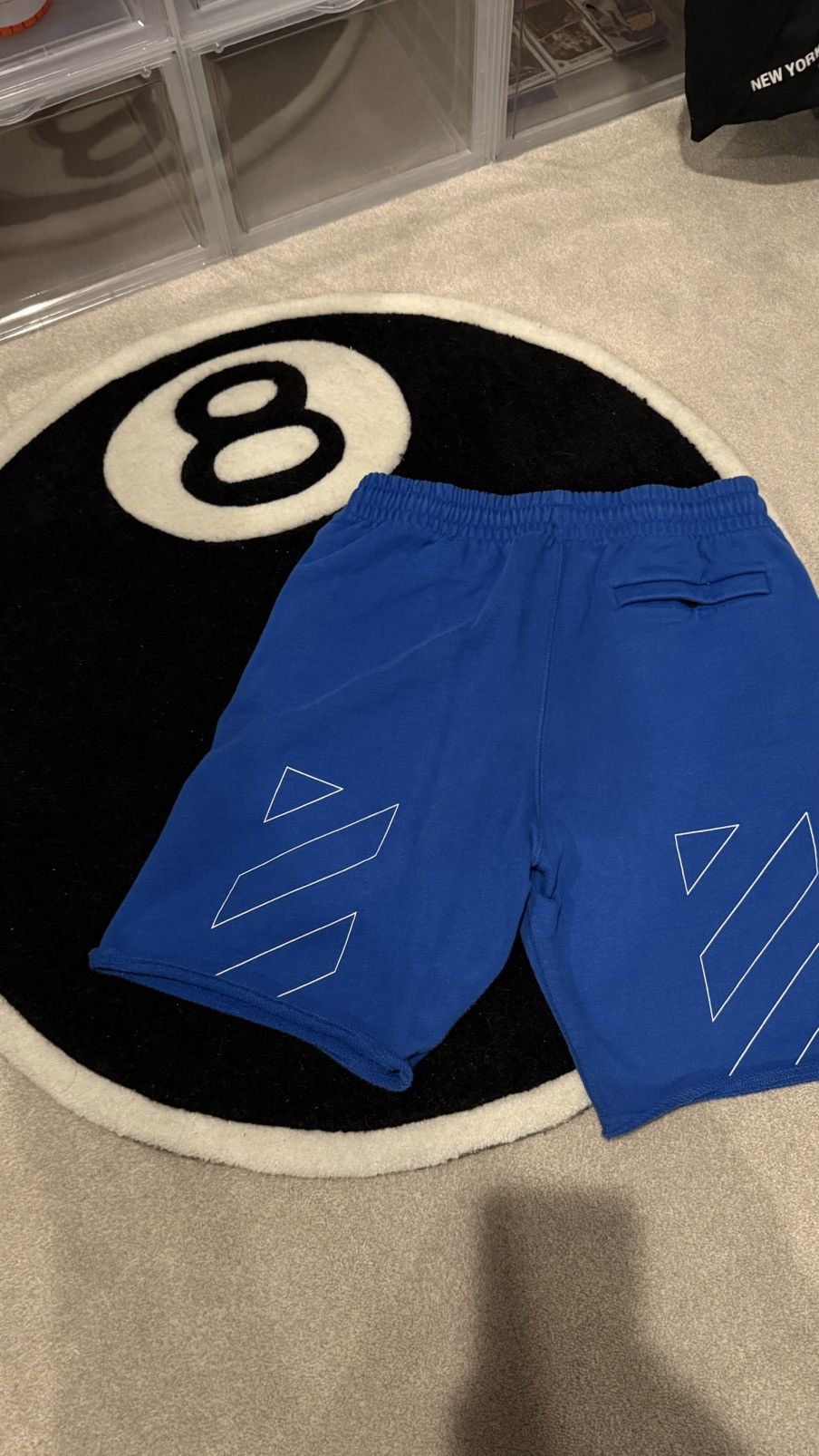 Off-White Off-White Blue Shorts Size US 31 - 2 Thumbnail
