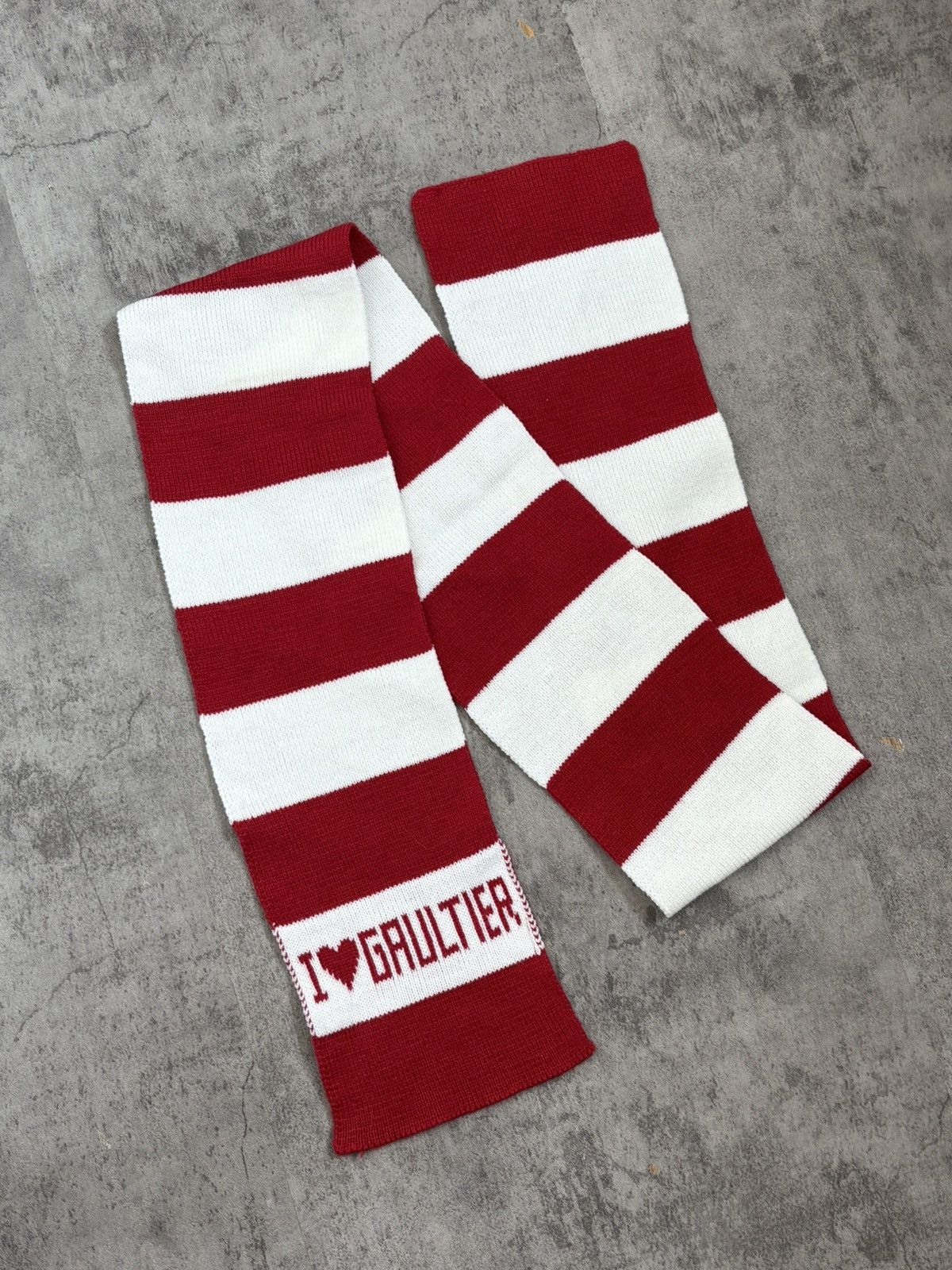 Jean Paul Gaultier Jean Paul Gaultier Scarf Stripped I Love Gaultier Size ONE SIZE - 2 Thumbnail