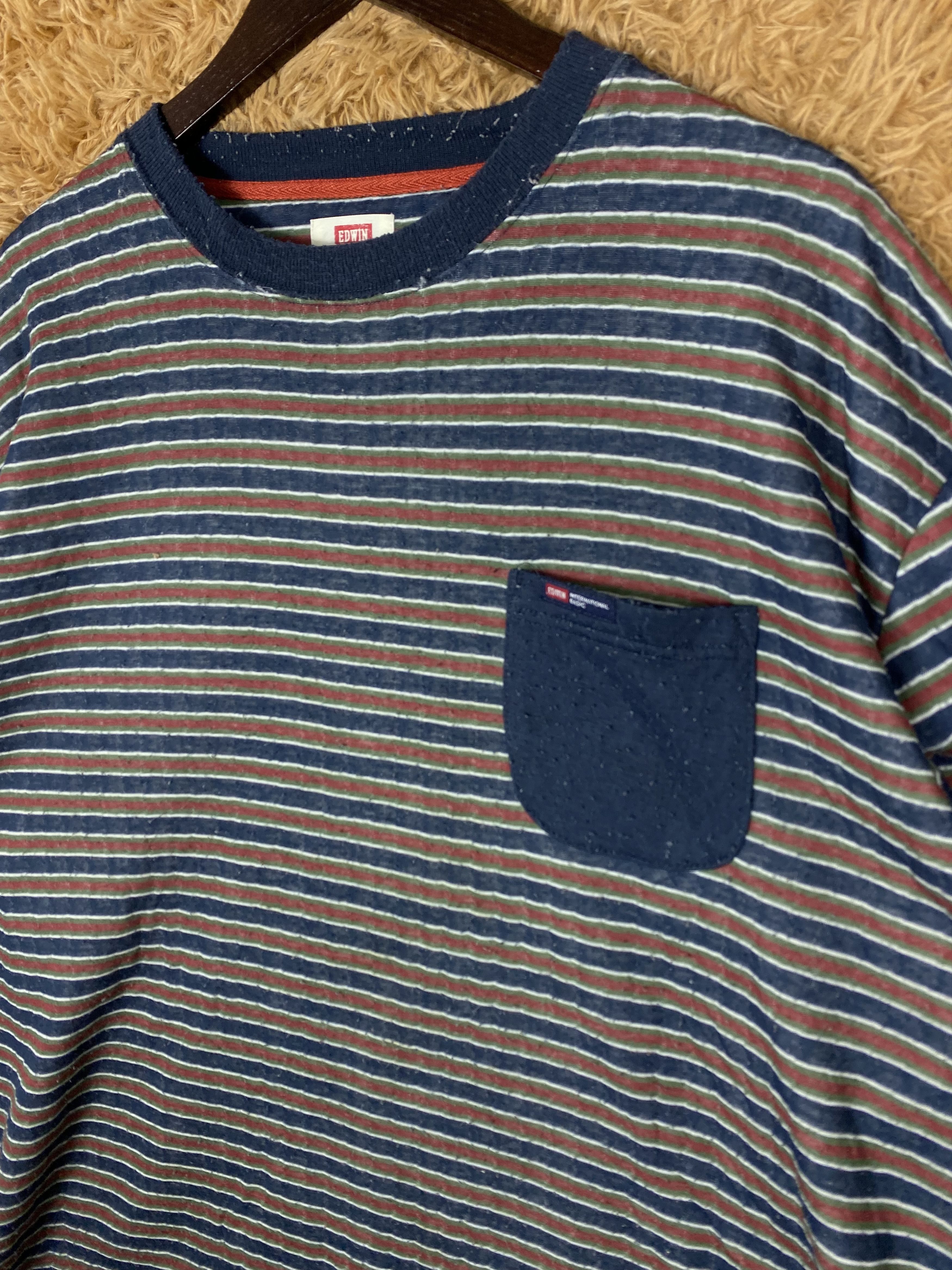 Edwin Vintage Edwin Pocket Sweatshirt PS0339 Size US XXL / EU 58 / 5 - 3 Thumbnail