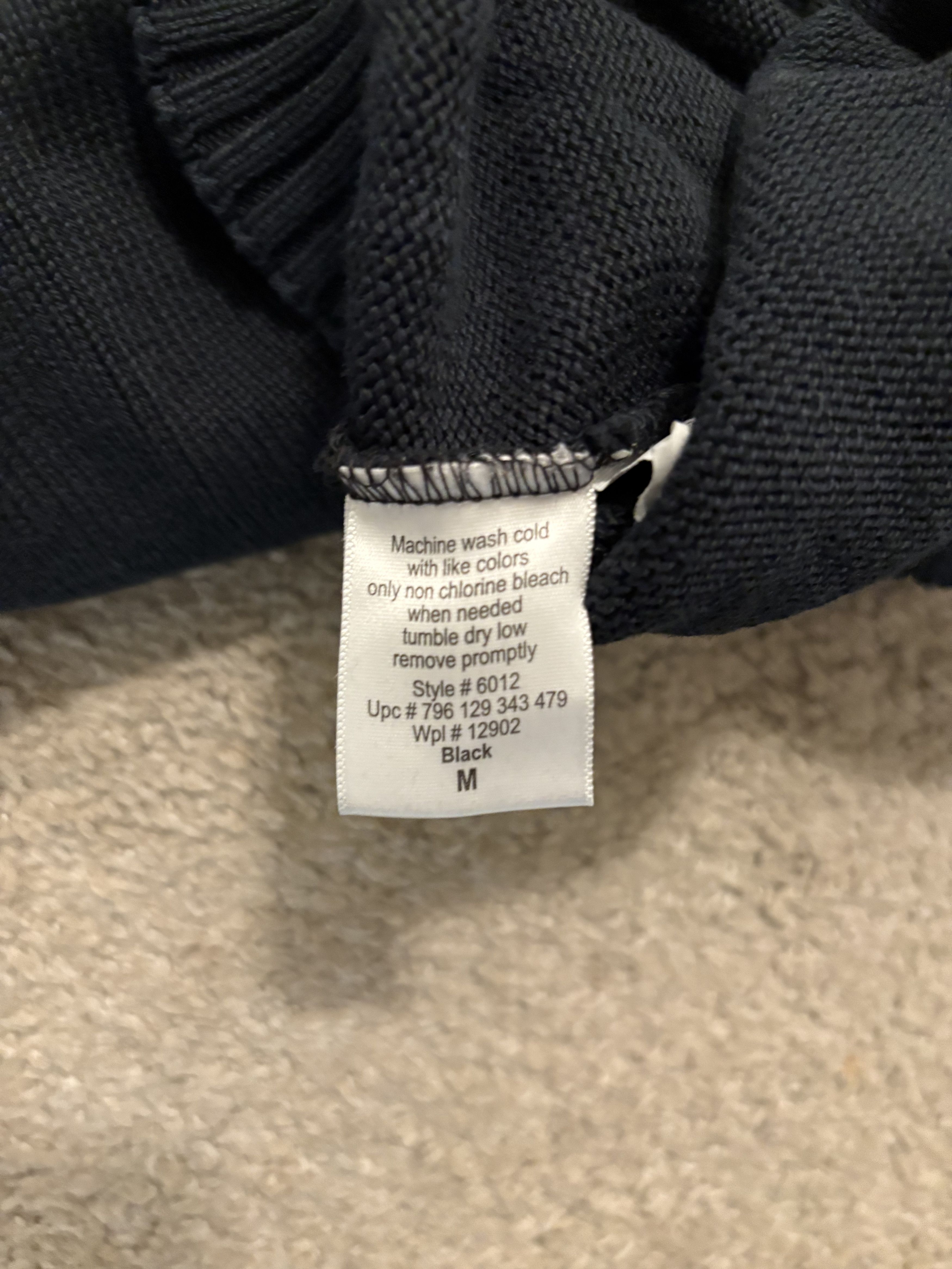 U.S. Polo Assn. US Polo Assn Men's Medium Black Quarter-Zip Size US M / EU 48-50 / 2 - 4 Thumbnail