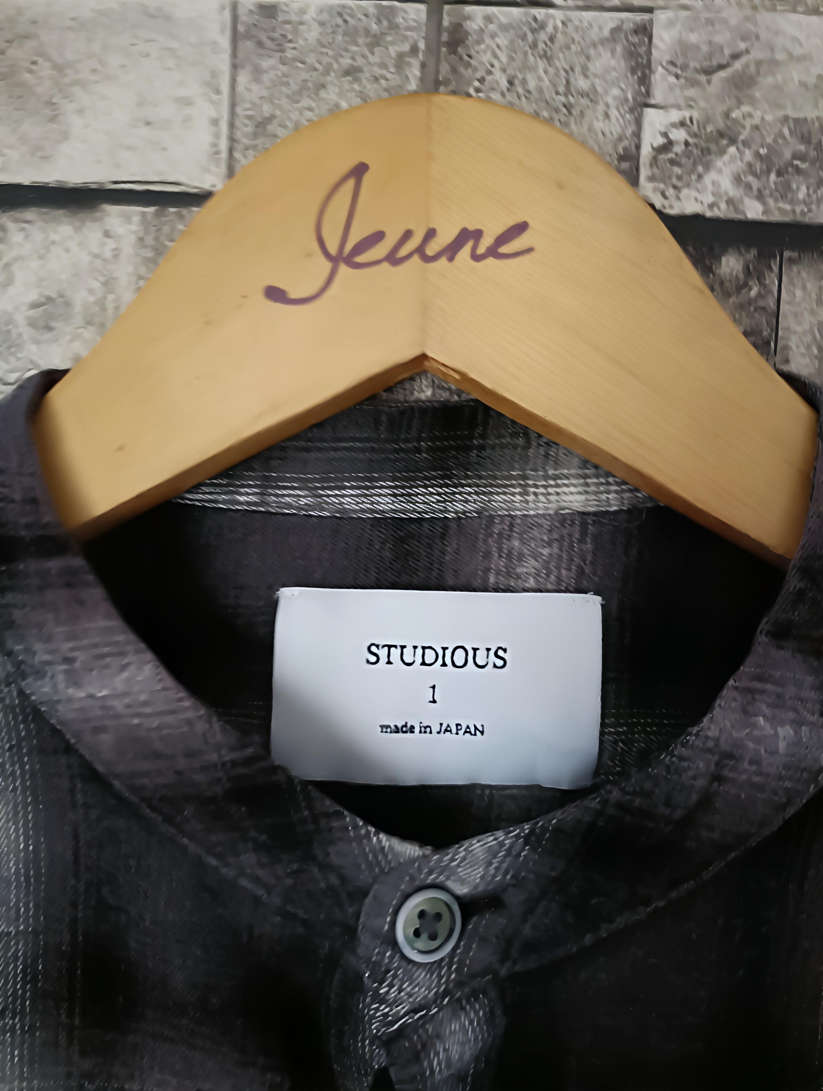 Japanese Brand × STUDIOUS Vintage studious japan outer flanel shirt Size S / US 4 / IT 40 - 7 Thumbnail