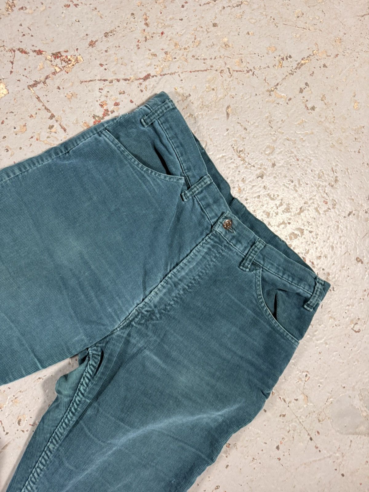 Levi's Vintage Levis Sea Foam Corduroy Western Pants Size US 34 / EU 50 - 2 Thumbnail