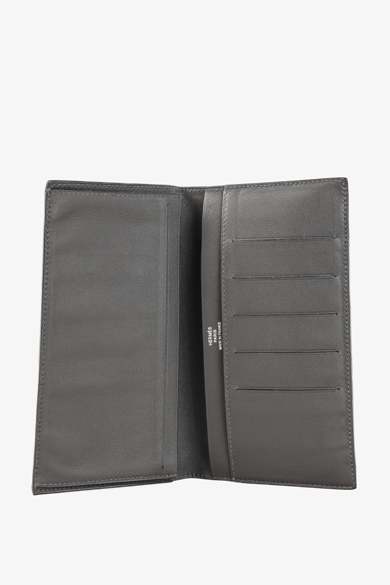 Hermes Hermes Citizen Twill Etain Long Portefeuille Wallet Size ONE SIZE - 3 Thumbnail