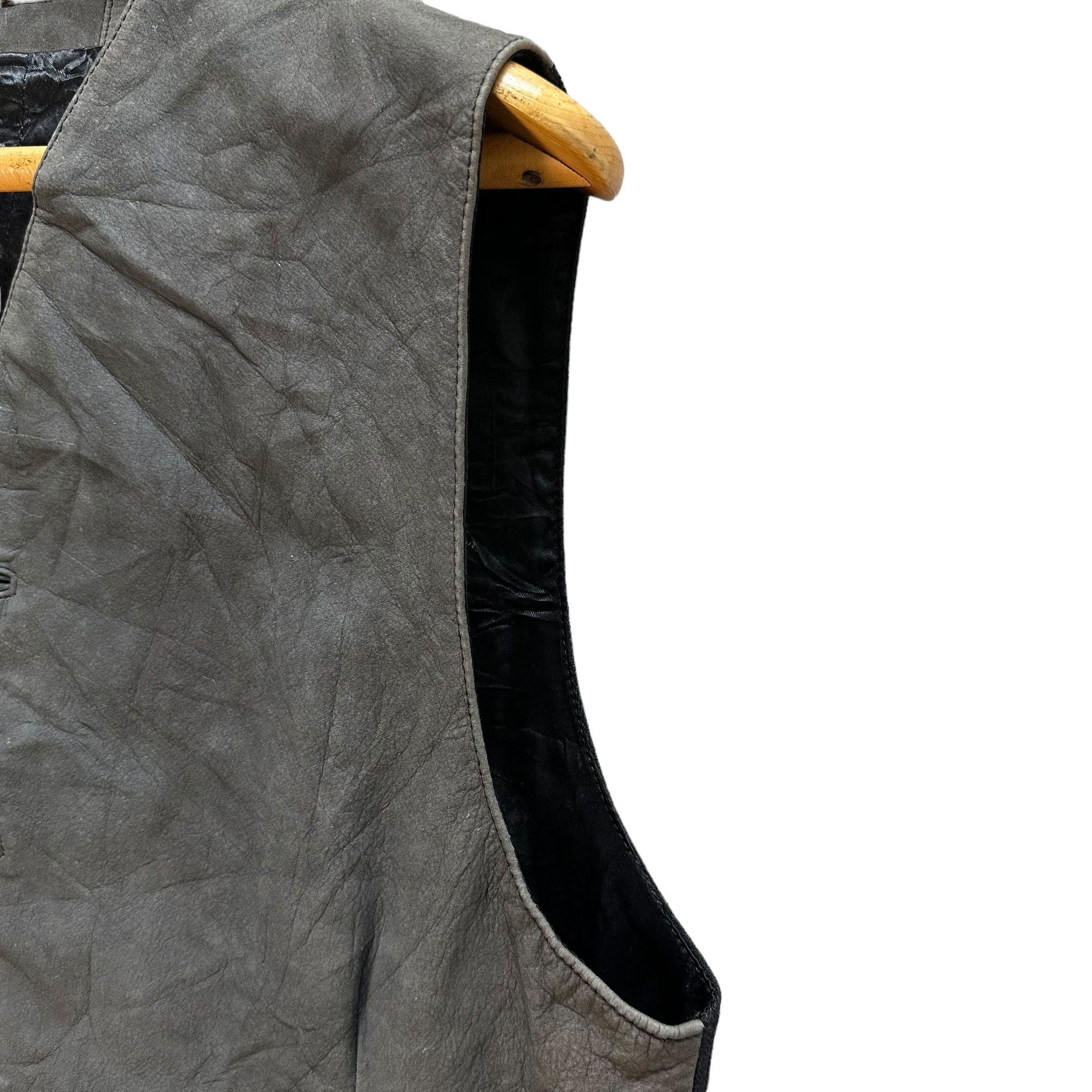 Margaret Howell Margaret Howell Real Leather Hybrid Vest #A17-0409 Size US M / EU 48-50 / 2 - 5 Thumbnail