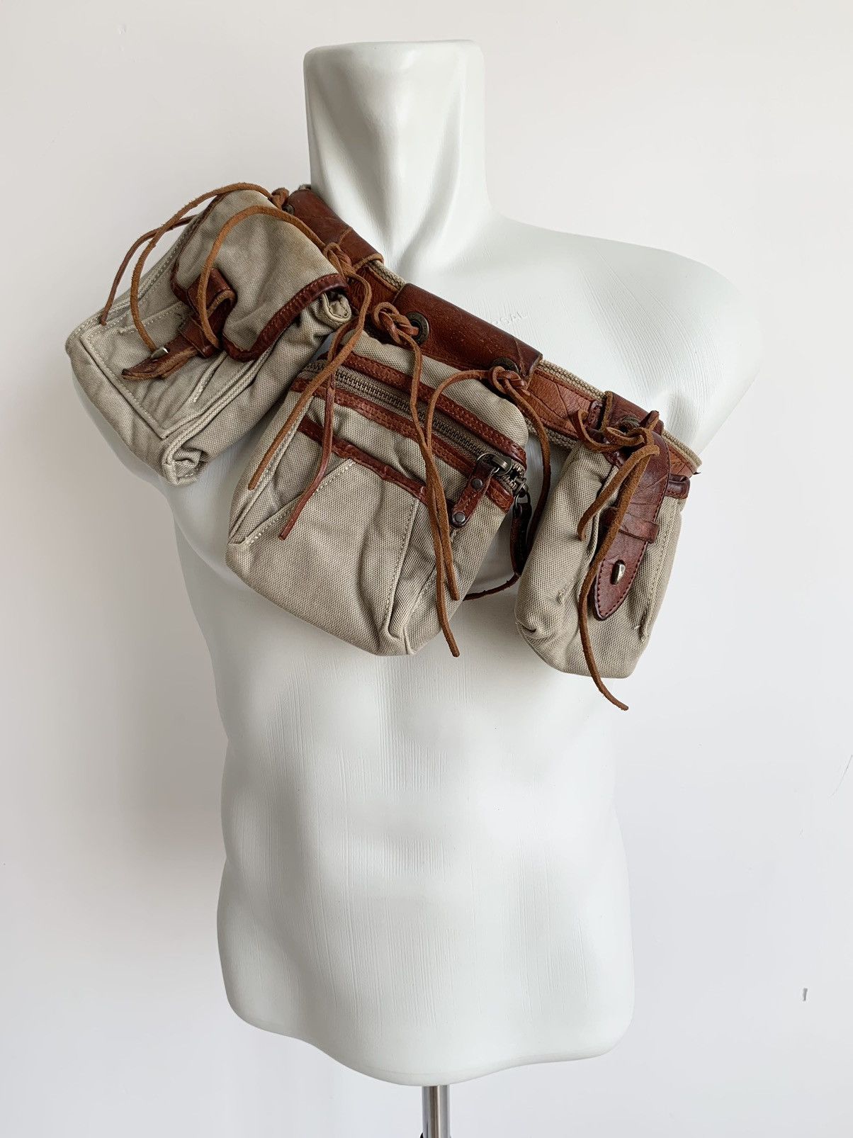 Genuine Leather Unison Dept Cargo Utility Bag Size ONE SIZE - 1 Thumbnail
