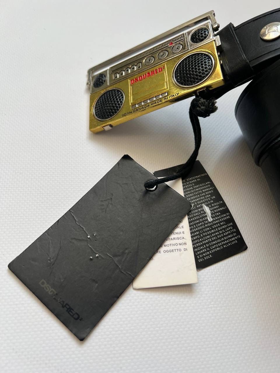 Dsquared2 × Japanese Brand × Vintage Vintage Dsquared belt boombox buckle punk rock Dsquared2 Size ONE SIZE - 5 Thumbnail