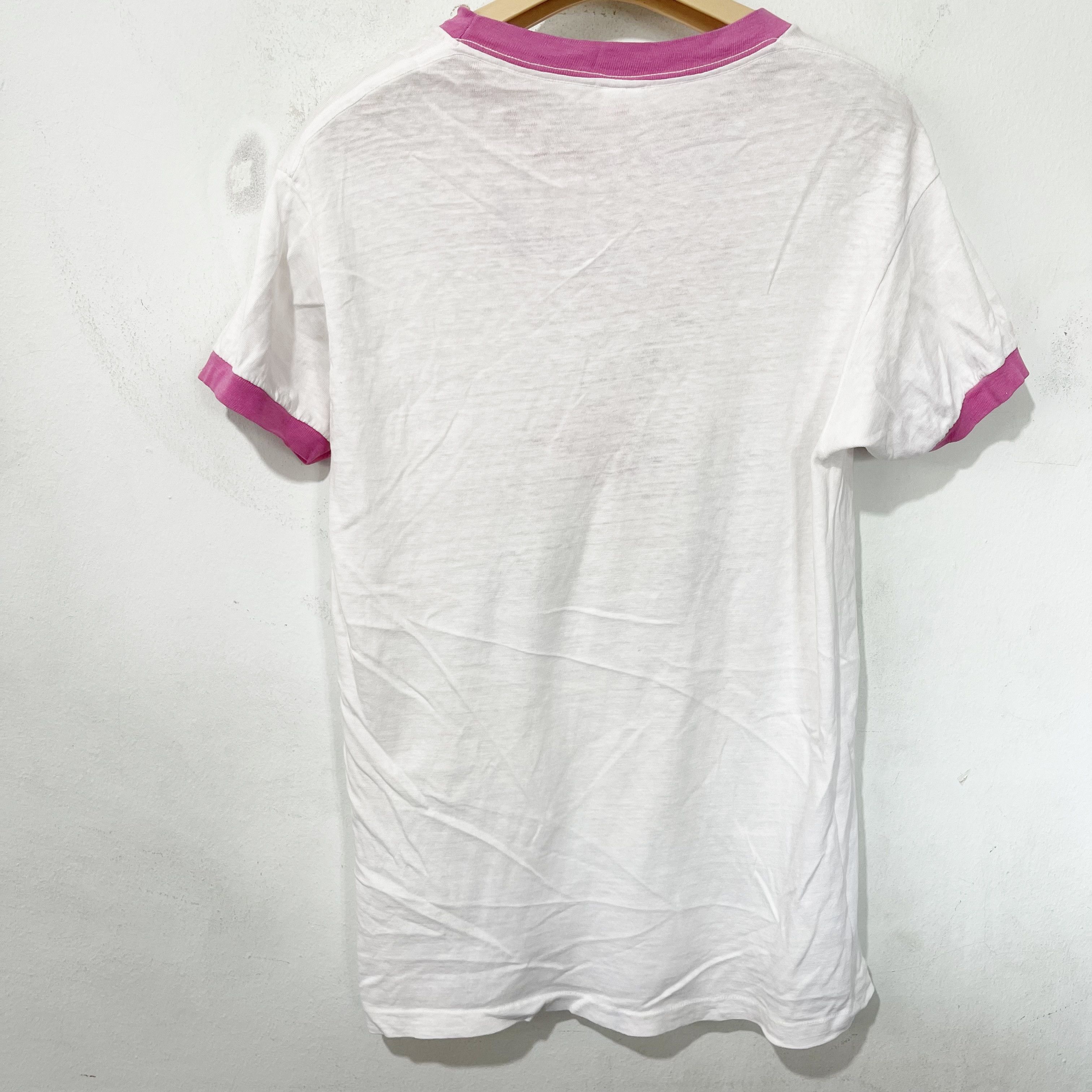 Vintage Vintage 80s Red Carpet Lounge Ringer T-Shirt Size US XS / EU 42 / 0 - 3 Thumbnail