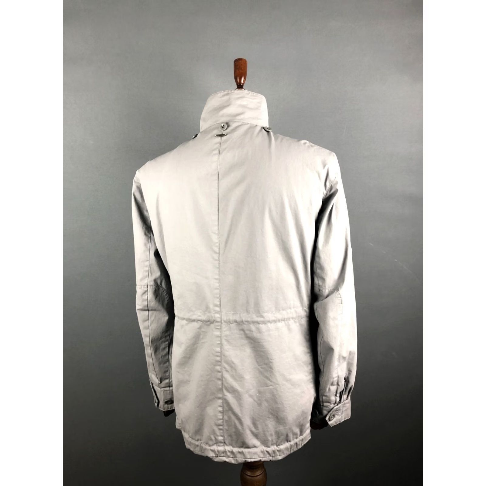 Donna Karan Donna Karan Men's Full Zip Jacket L Gray Cotton Weather Windbreaker Casual Size US L / EU 52-54 / 3 - 3 Thumbnail