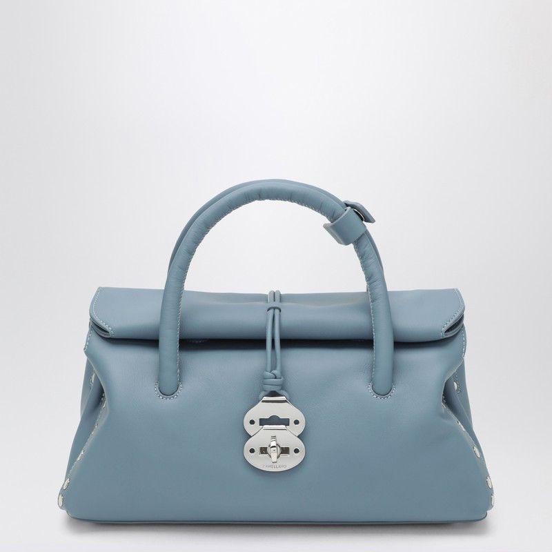 Zanellato Zanellato Small Light Blue Dotta Centauro Tote Bag Size ONE SIZE - 1 Thumbnail
