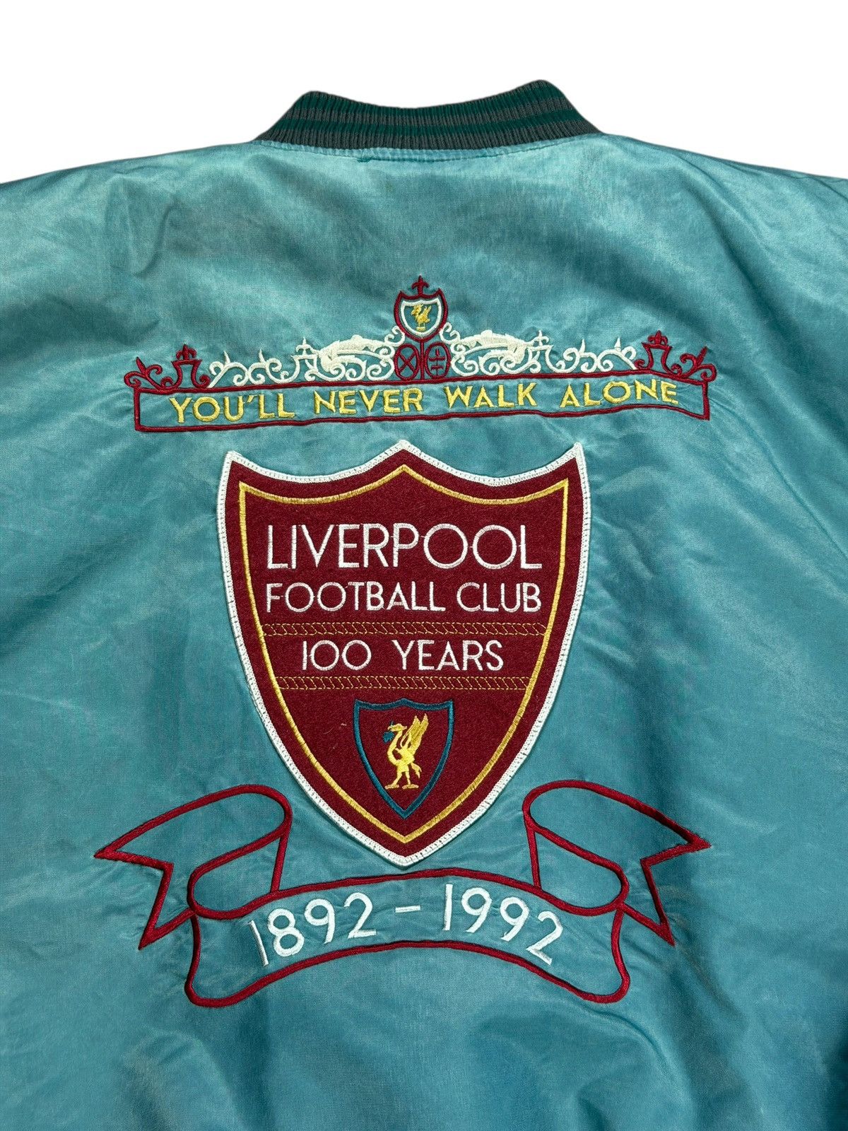 Adidas Liverpool 1992/93 Bomber Jacket Size US L / EU 52-54 / 3 - 3 Thumbnail