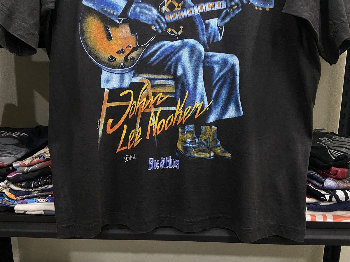 Band Tees × Vintage Vintage 90s,00s John Lee Hooker Blue Rock TOUR TShirt Size US M / EU 48-50 / 2 - 3 Thumbnail