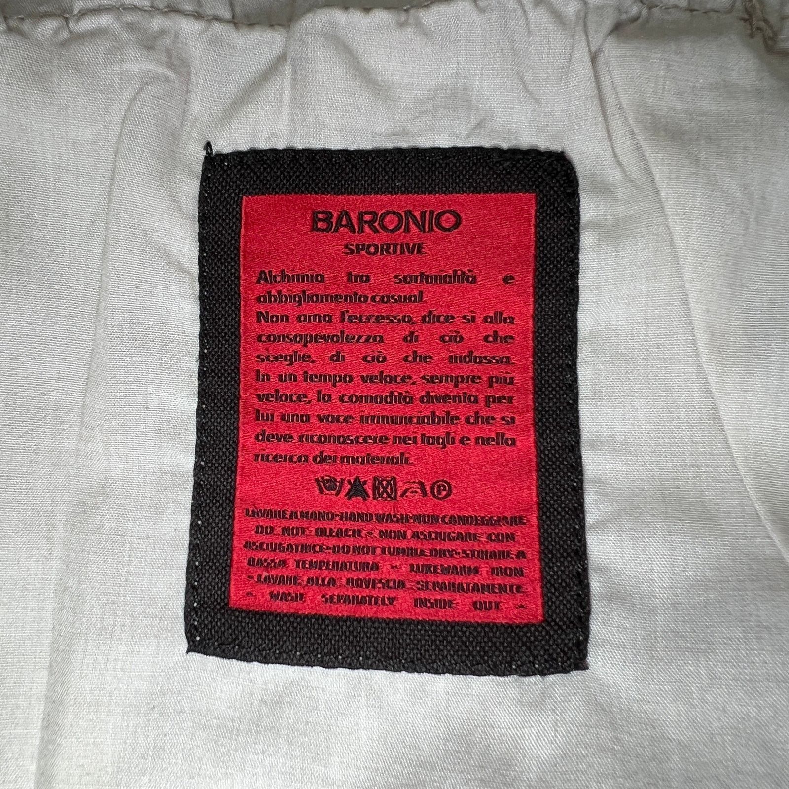 Other Baronio Sportive Slim Chino Khaki Micro Dot Size 30x28 Size US 30 / EU 46 - 12 Thumbnail