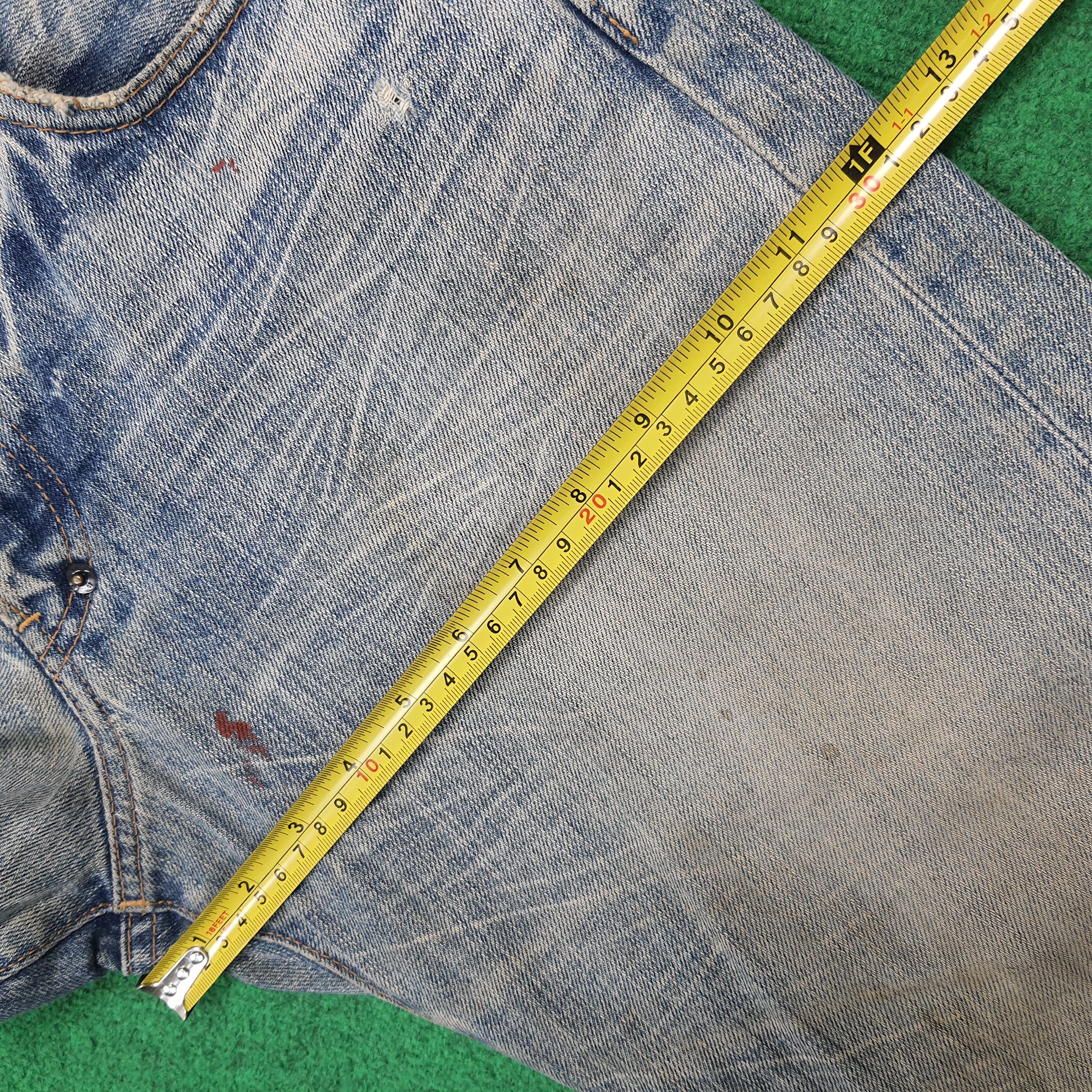 Prps Vintage Prps Made in Japan Painted Distressed Denim E1N38 Size US 33 - 15 Thumbnail