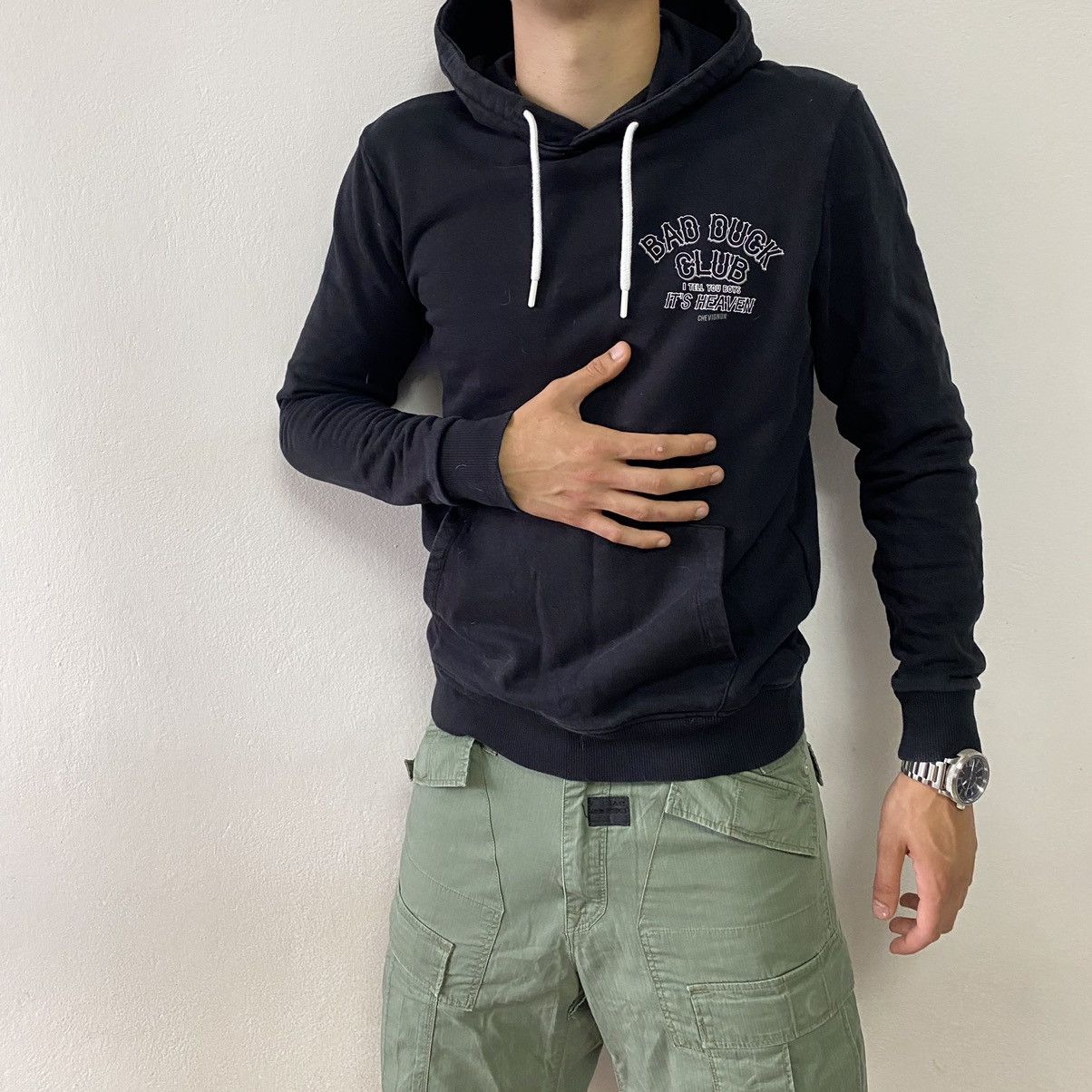 Chevignon × Designer Hoodie Chevingon Bad Duck Size US M / EU 48-50 / 2 - 2 Thumbnail