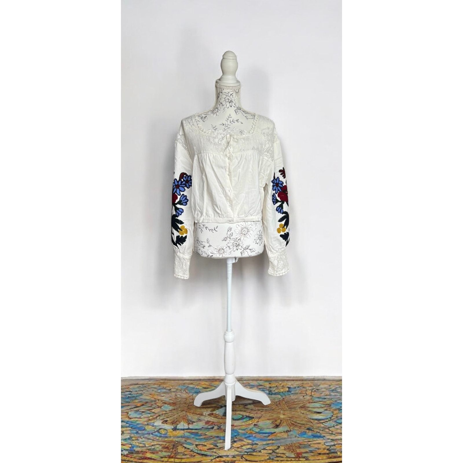 Free People Free People | Meadows Embroidered Top Size Small Size S / US 4 / IT 40 - 2 Thumbnail