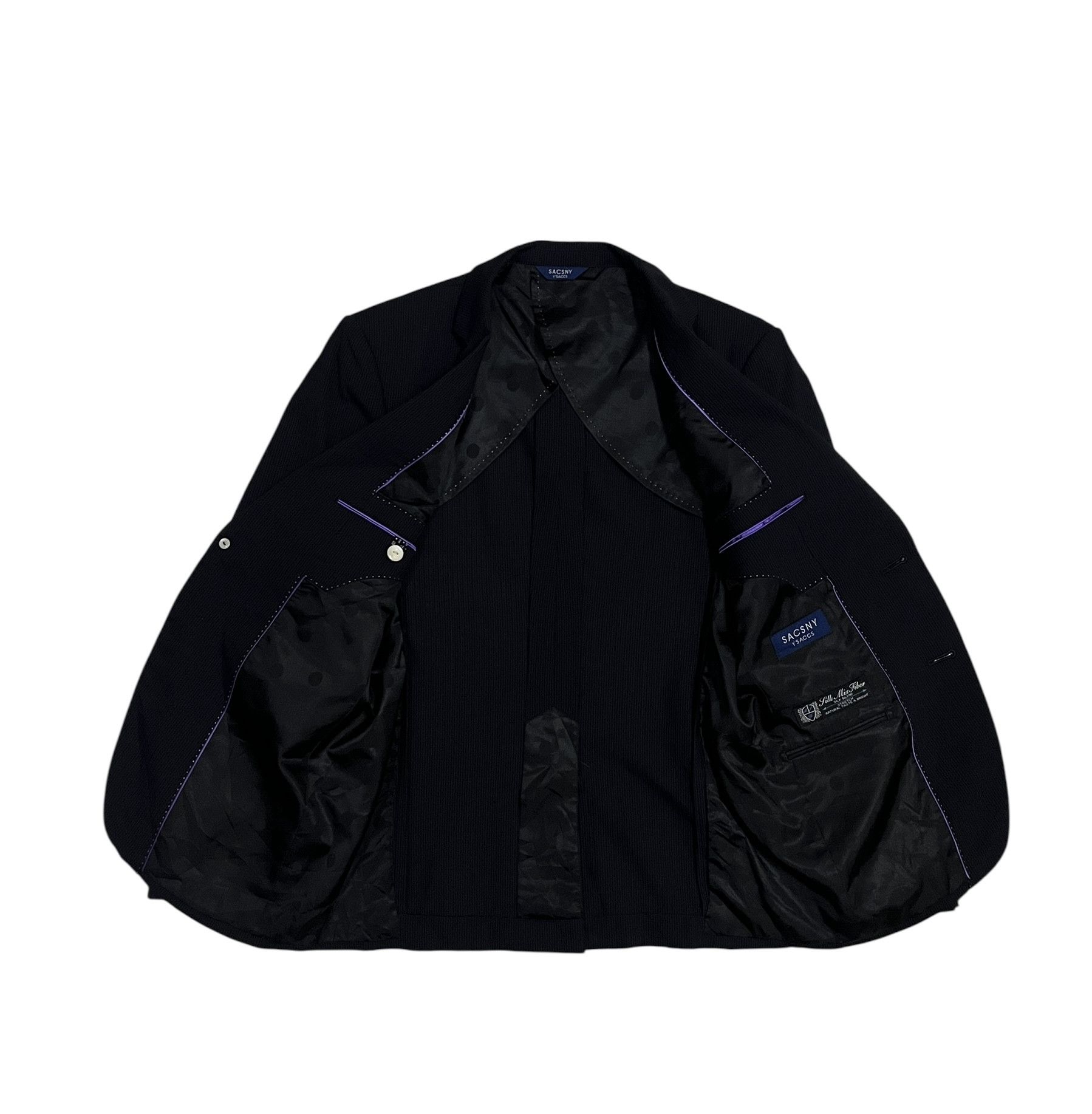 Yohji Yamamoto Y’SACCS SACSNY PINTSTRIPES BLAZER Size S / US 4 / IT 40 - 8 Thumbnail