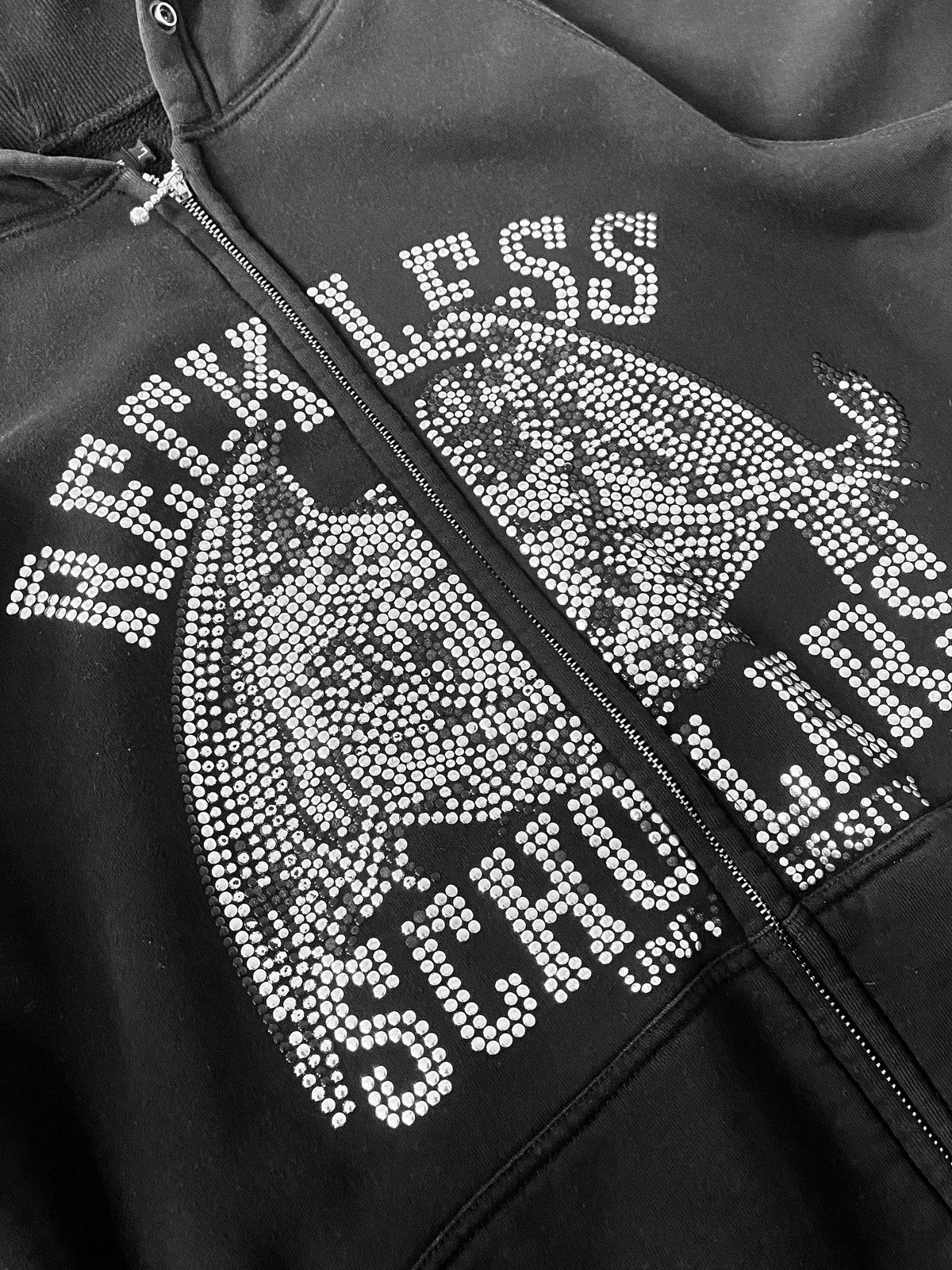 Reckless Scholars Reckless Scholars Rhinestone Zip Hoodie Size US L / EU 52-54 / 3 - 2 Thumbnail