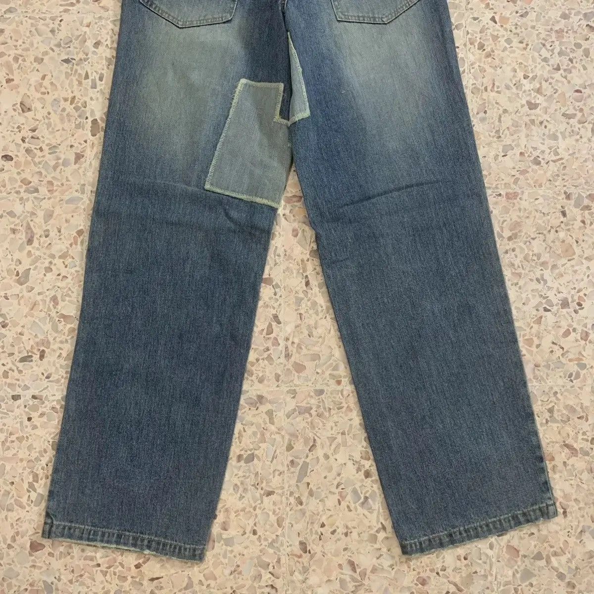 Hawk Vintage TonyHawk Jeans 31x32 Patchwork VERY RARE Denim Pants Size US 31 - 14 Thumbnail