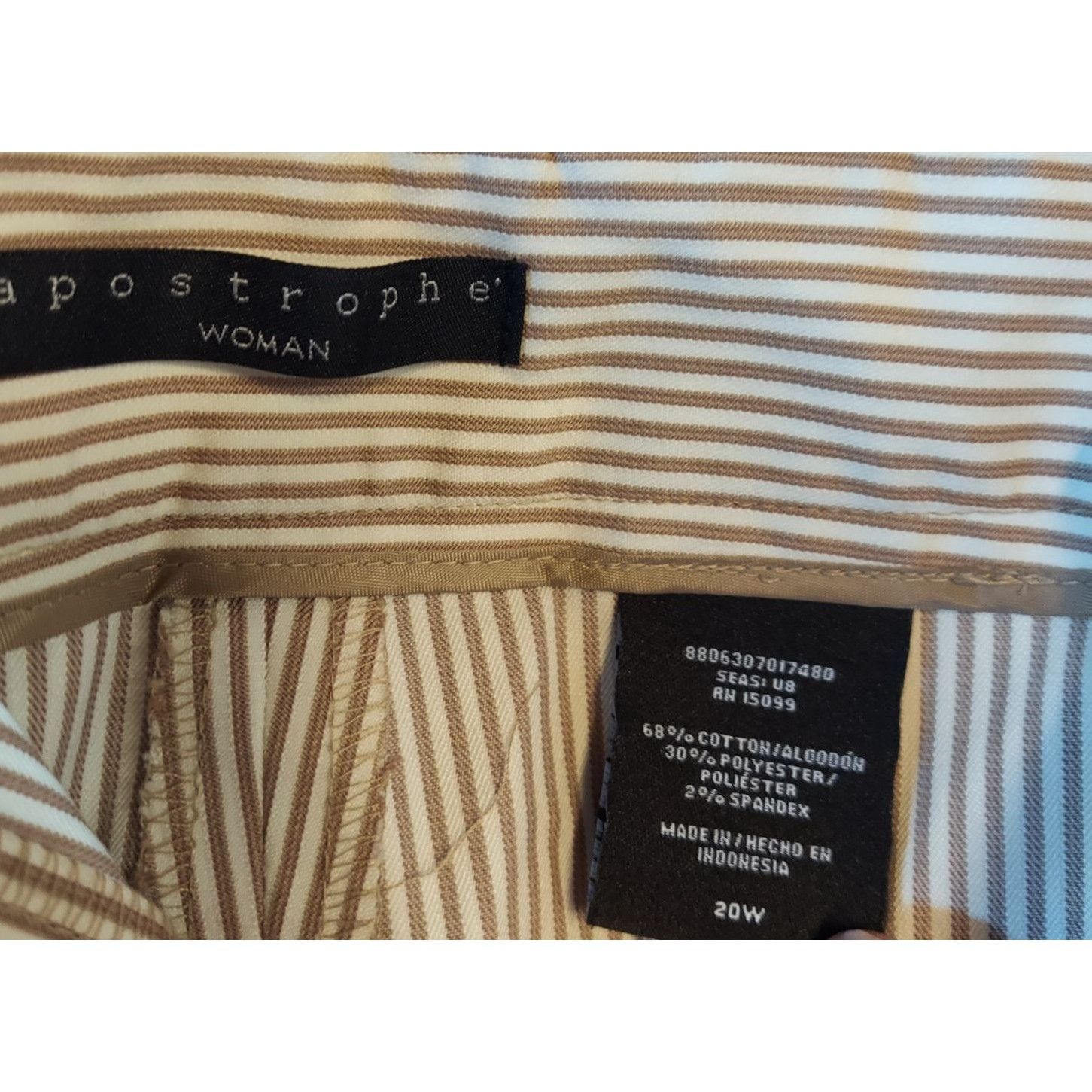 Other White Sleeveless Button-Up Blouse Plus Sz 2X & Apostlrophe P Size XXL / US 16-18 / IT 52-54 - 8 Thumbnail
