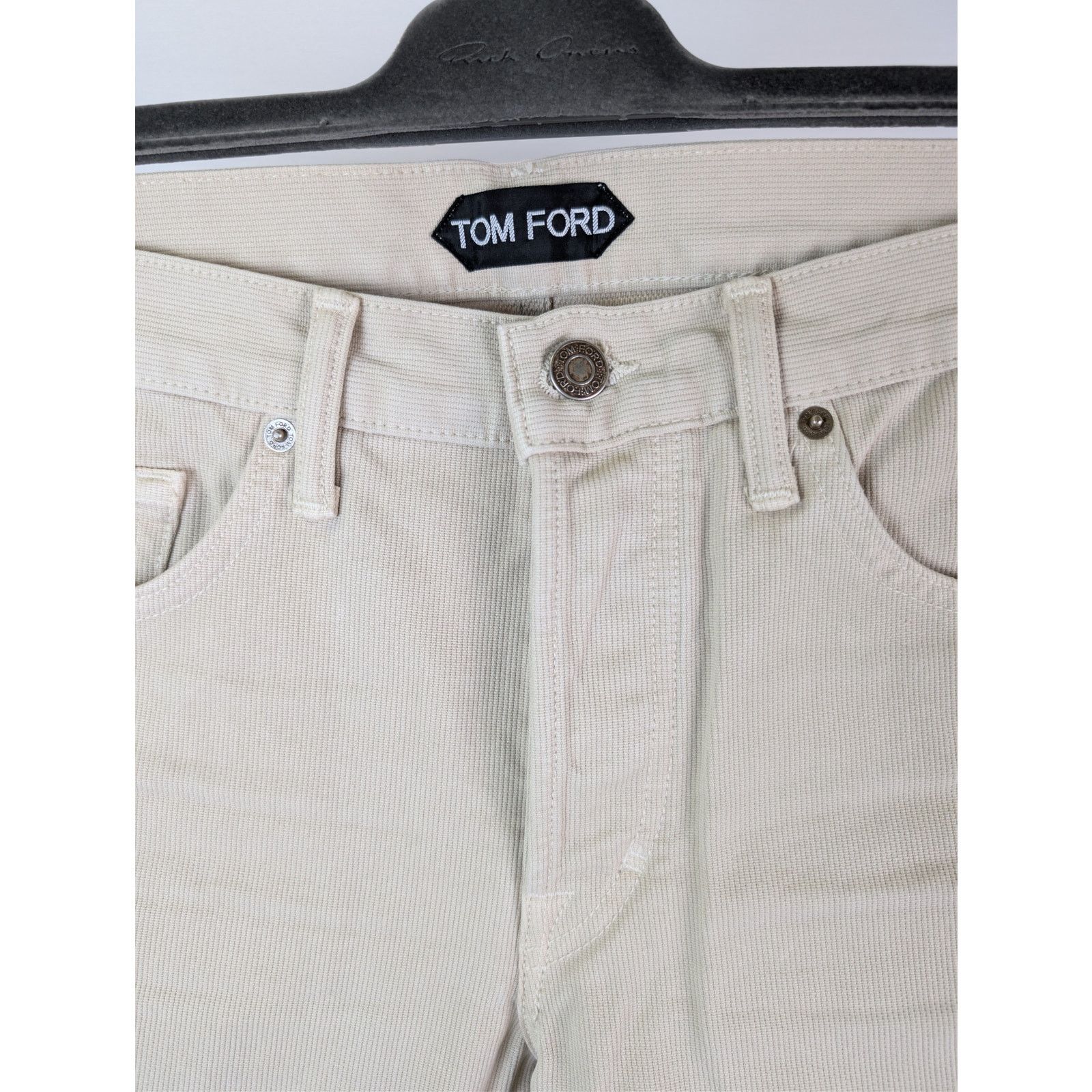 Tom Ford o1rshd1 Slim Denim Jeans in Beige Size US 34 / EU 50 - 7 Thumbnail