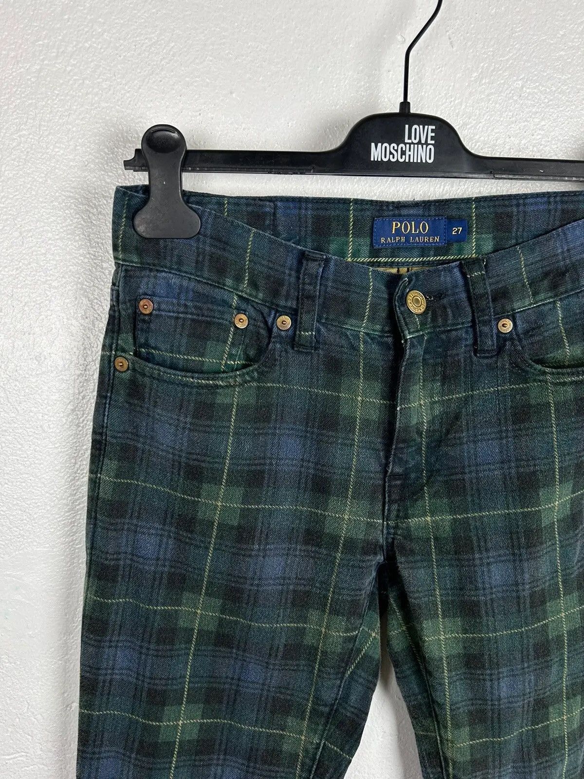 Polo Ralph Lauren Ralph Lauren Blackwatch Tartan Plaid Casual Pants Trousers Size 27" / US 4 / IT 40 - 3 Thumbnail