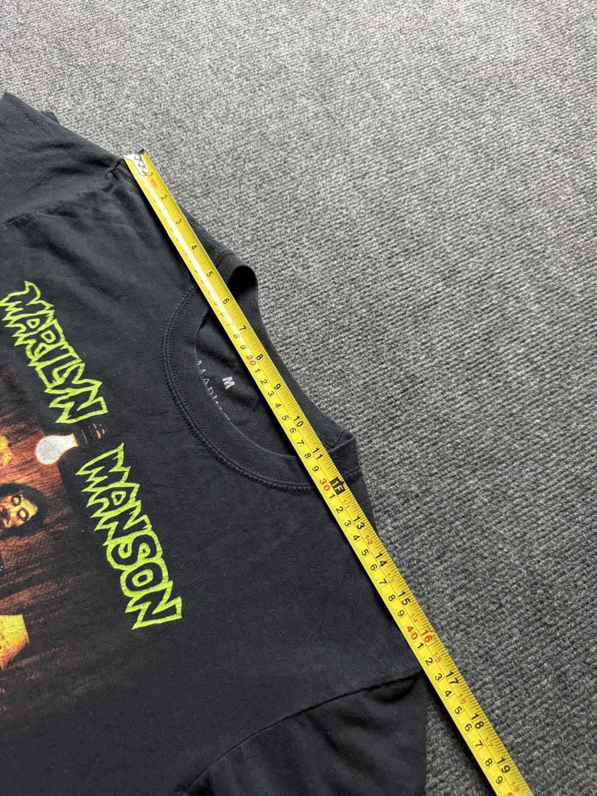 Marilyn Manson 2014 Marilyn Manson Portrait Album Tee Double Sided M Size M / US 6-8 / IT 42-44 - 15 Thumbnail