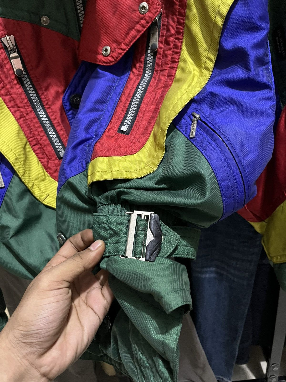 Descente Vintage spain descente colour block multicolour jacket ski Size US L / EU 52-54 / 3 - 7 Thumbnail