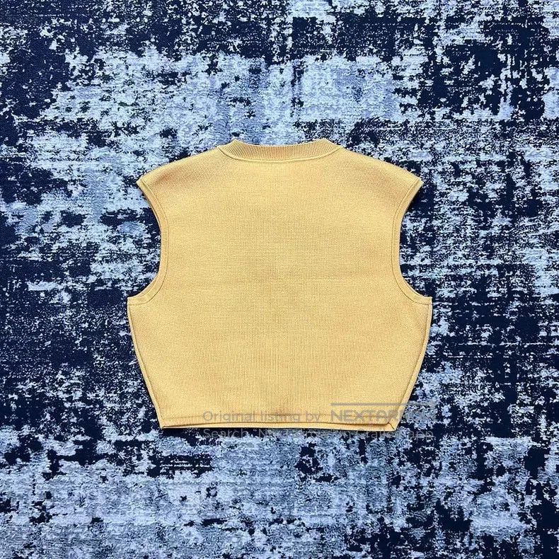 Hermes Hermes Orange Sleeveless Knit Top Vest Size XS / US 0-2 / IT 36-38 - 3 Thumbnail