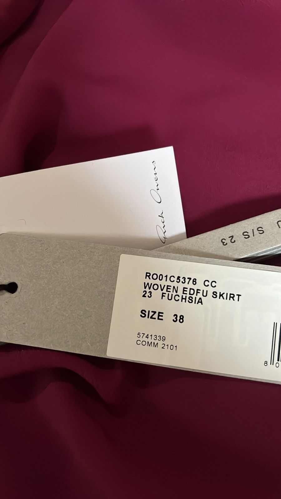 Rick Owens Rick Owens Gathered Asymmetric Crepe Maxi Skirt Size 26" / US 2 / IT 38 - 9 Thumbnail